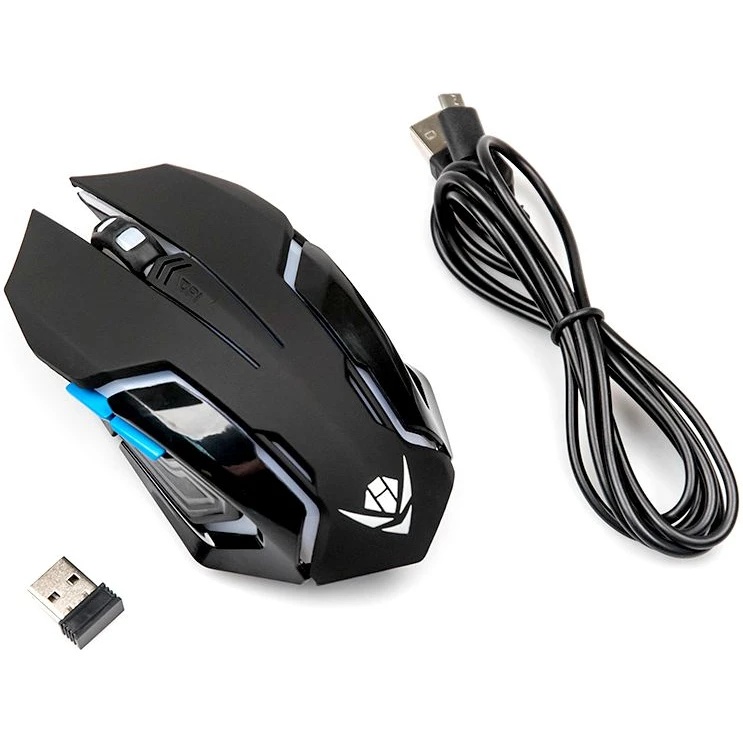 Мышь Dialog MROG-20UR Nakatomi Gaming RF 2.4G Optical - игровая, 6 кнопок+ролик, 7ми цветная подсвет