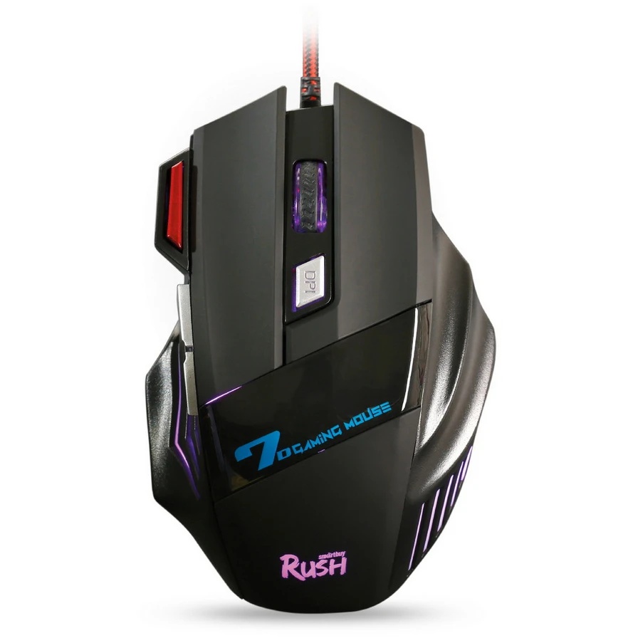 Мышь проводная игровая SMARTBUY (SBM-721G-K)- ZOMBIE