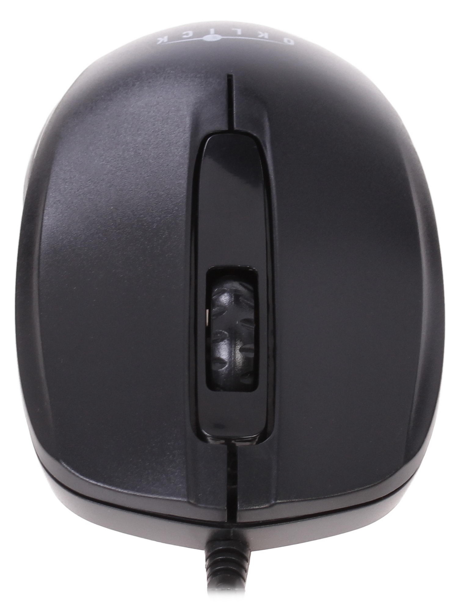 Мышь проводная Oklick 195M черный, 800 dpi, USB, кнопки - 3