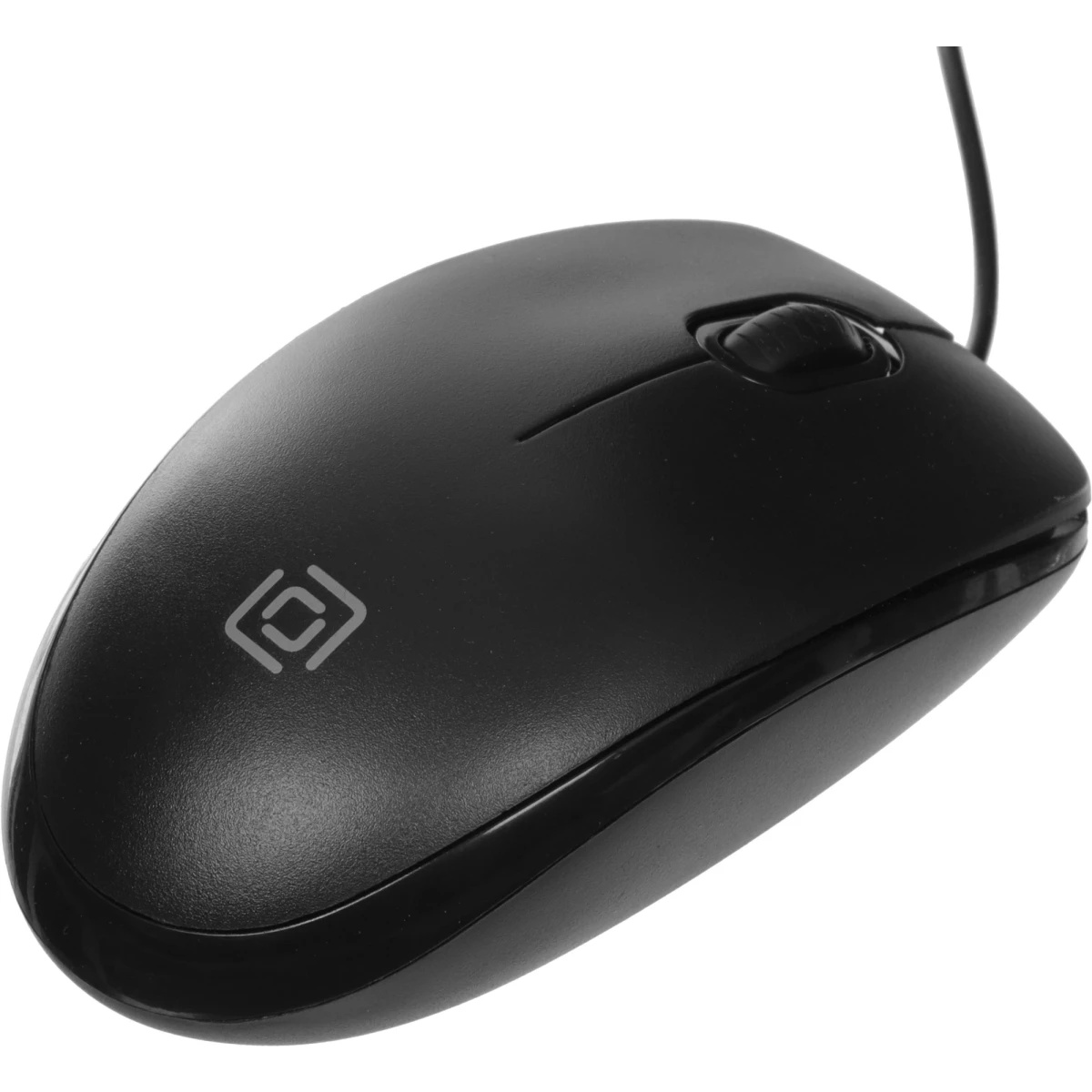 Мышь проводная Oklick 195M черный, 800 dpi, USB, кнопки - 3