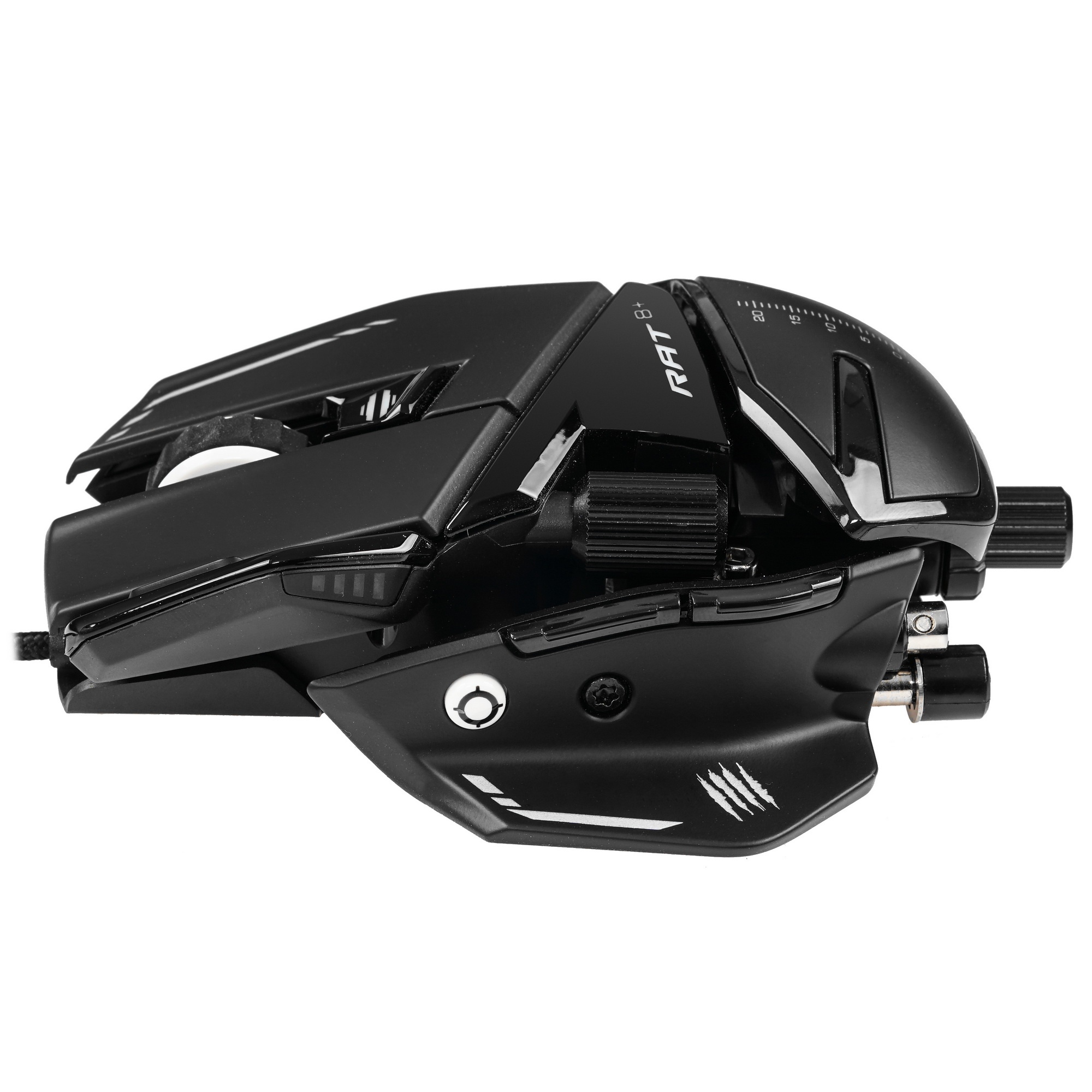 Мышь проводная Mad Catz R.A.T. 8+ черный, 16000 dpi, USB, кнопки - 11