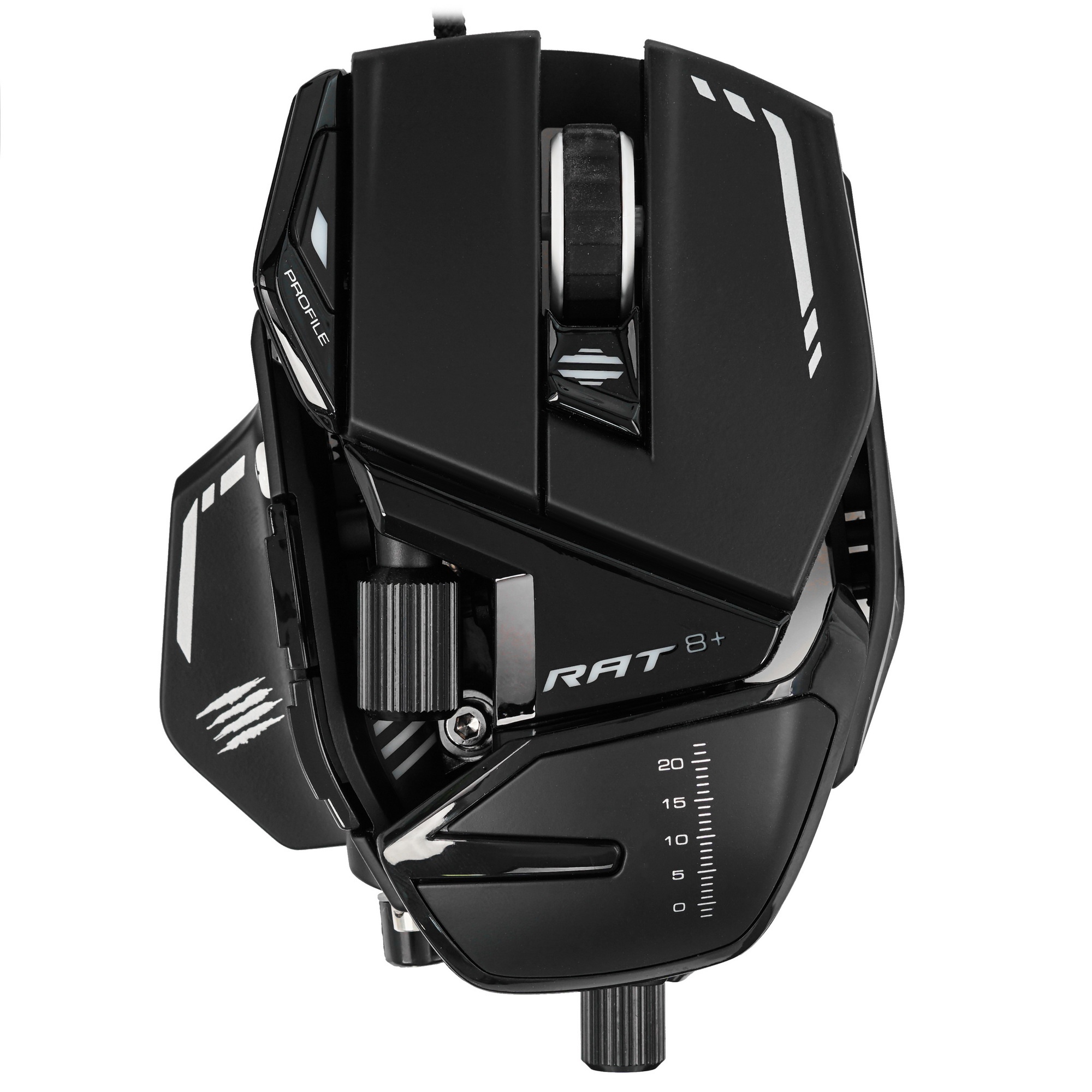 Мышь проводная Mad Catz R.A.T. 8+ черный, 16000 dpi, USB, кнопки - 11