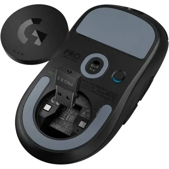 Мышь Logitech Gaming Wireless Mouse  PRO X SUPERLIGHT 2, 100-32000 DPI, Black, [910-006630]