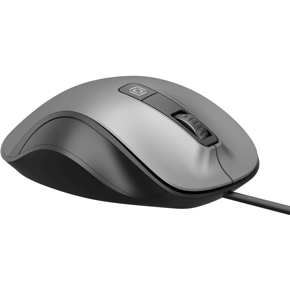 Мышь проводная Oklick 504M черный/серый, 3600 dpi, USB, кнопки - 6