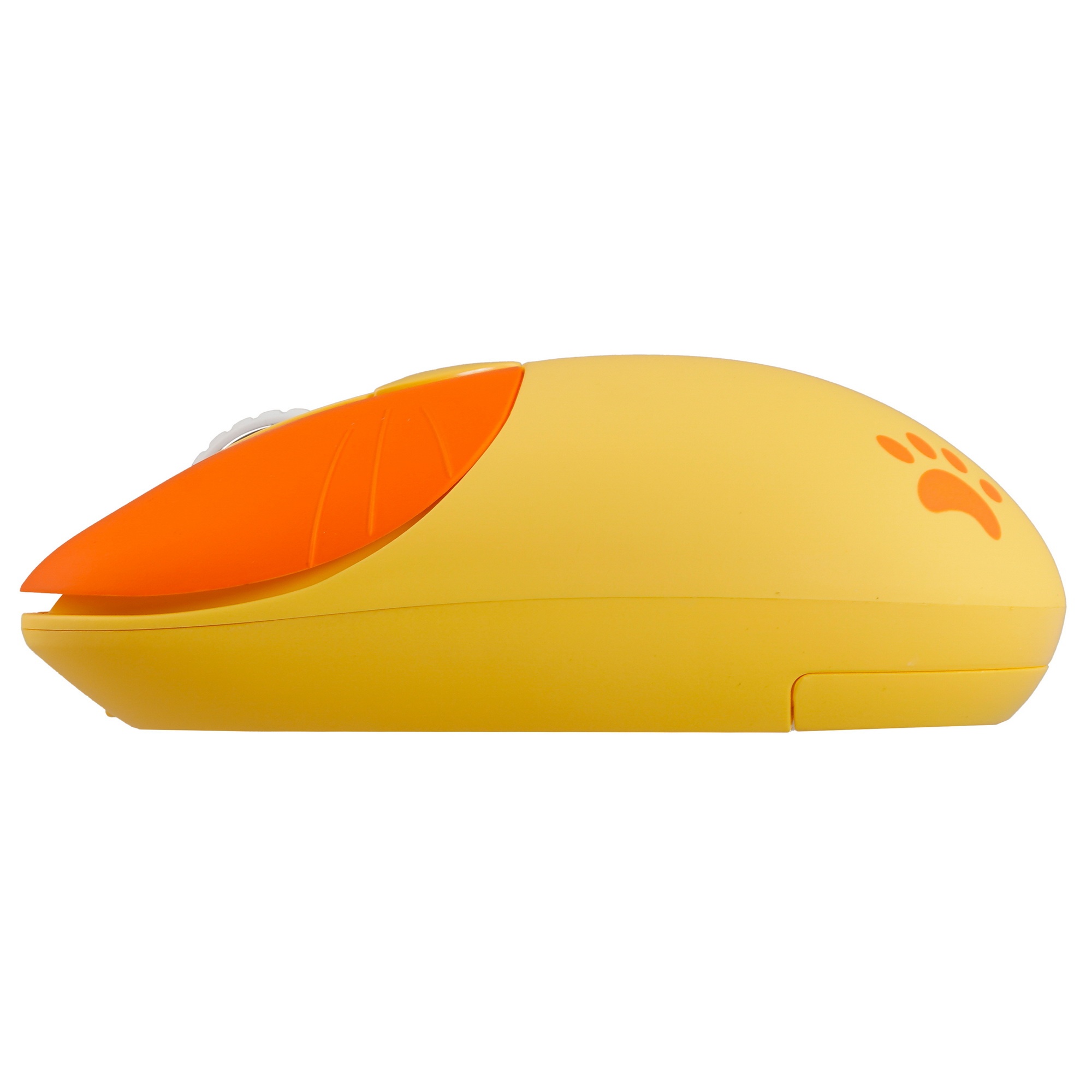 Мышь беспроводная PERFEO (PF_B3404) KITTY , 4 кн, «Silent Click» DPI 800-1600, USB, жёлт