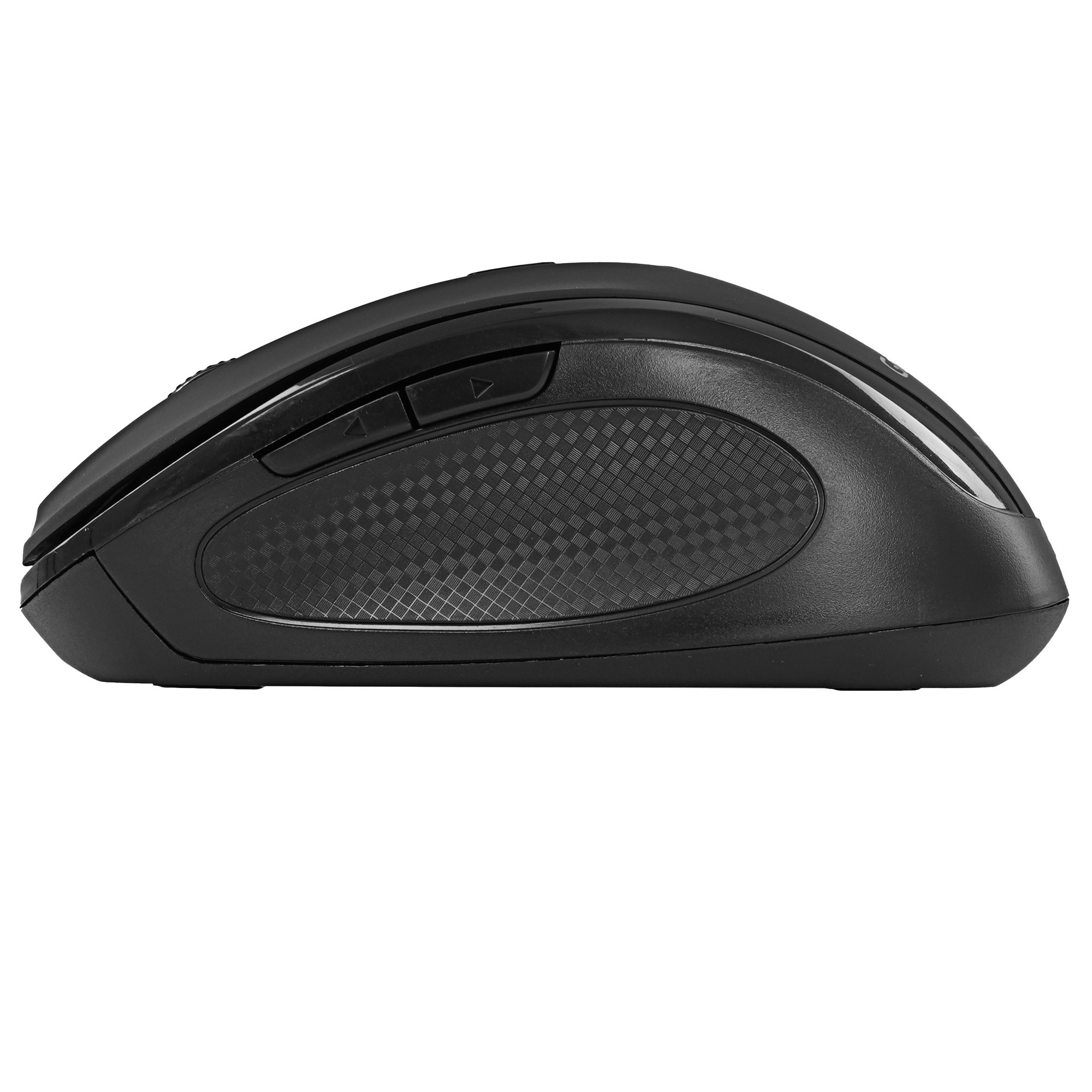Мышь беспроводная GoPower GPM03 классическая USB бесшумная Soft-Touch черный (1/100)