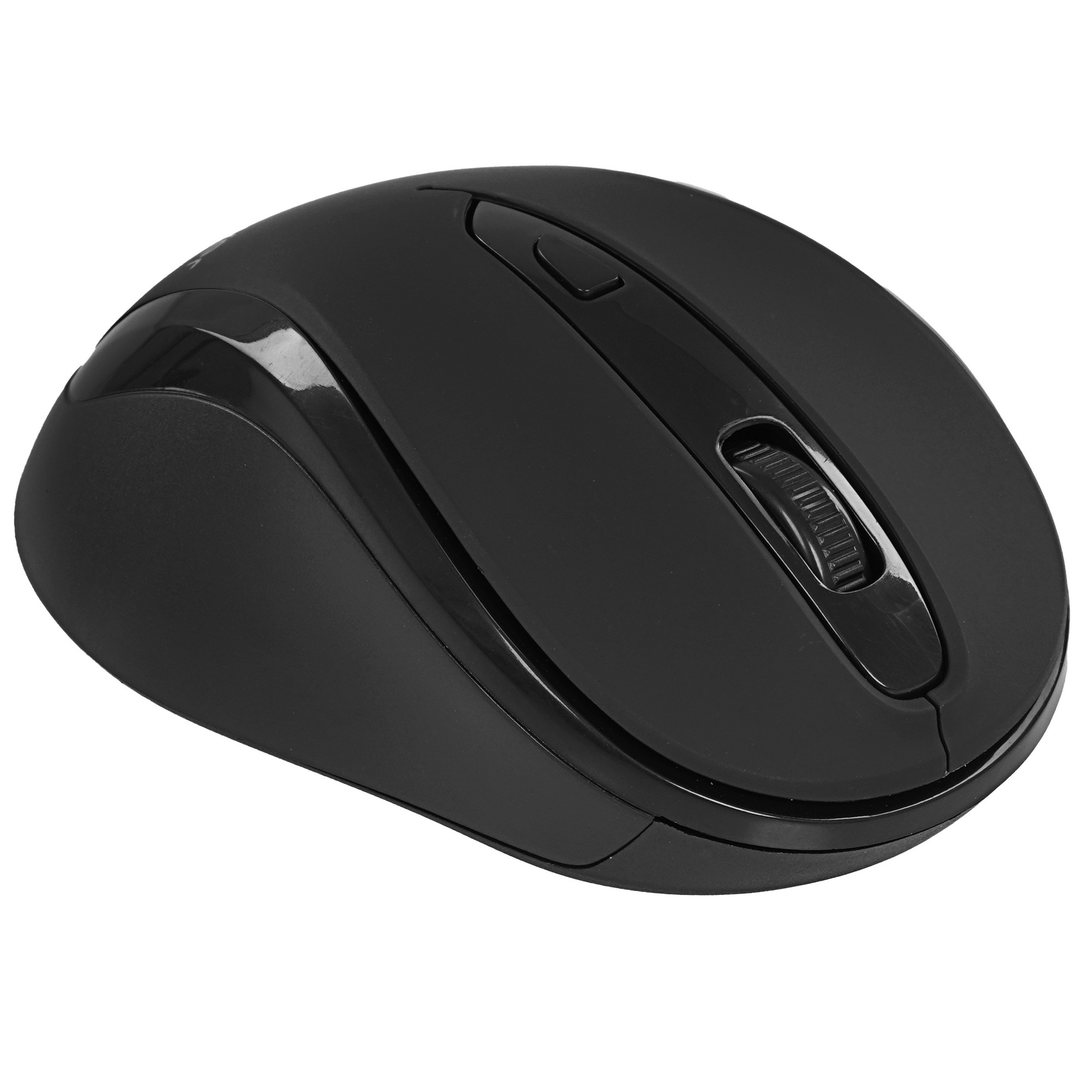 Мышь беспроводная GoPower GPM03 классическая USB бесшумная Soft-Touch черный (1/100)