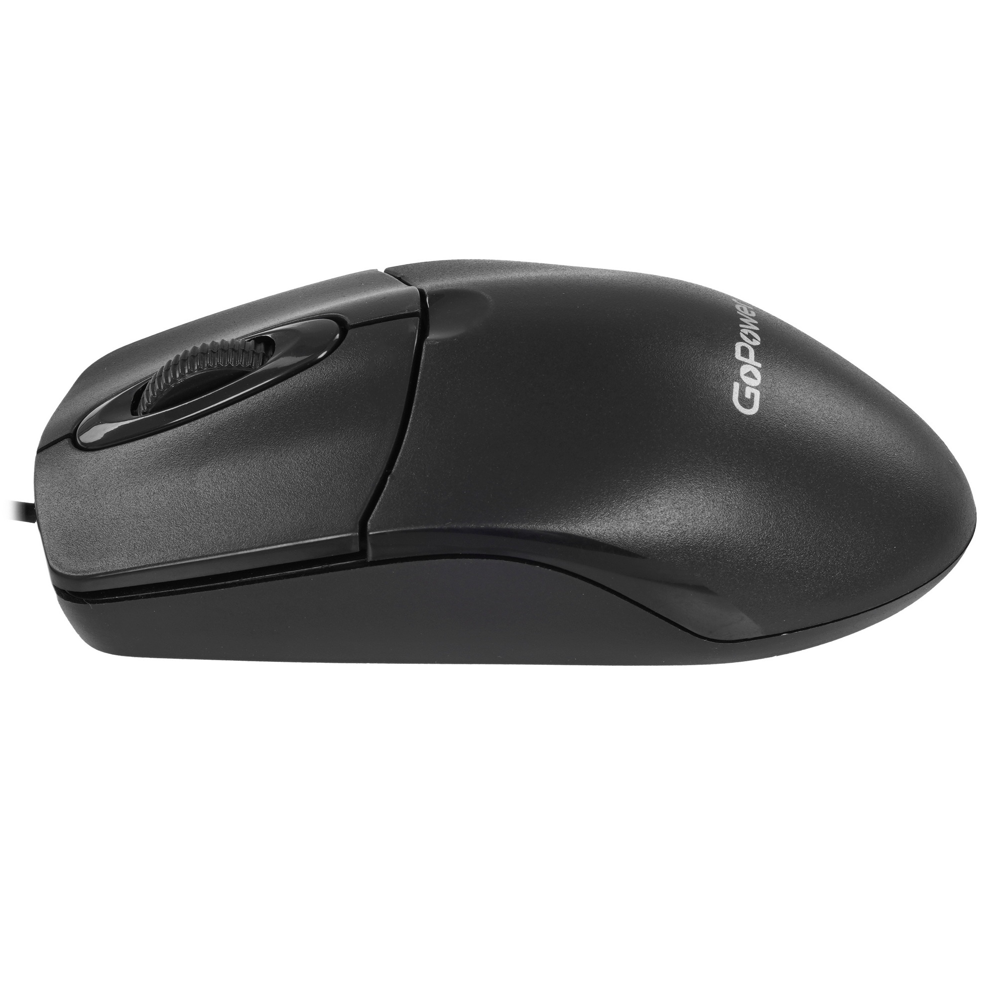 Мышь проводная GoPower GPM01 классическая USB черный (1/100)