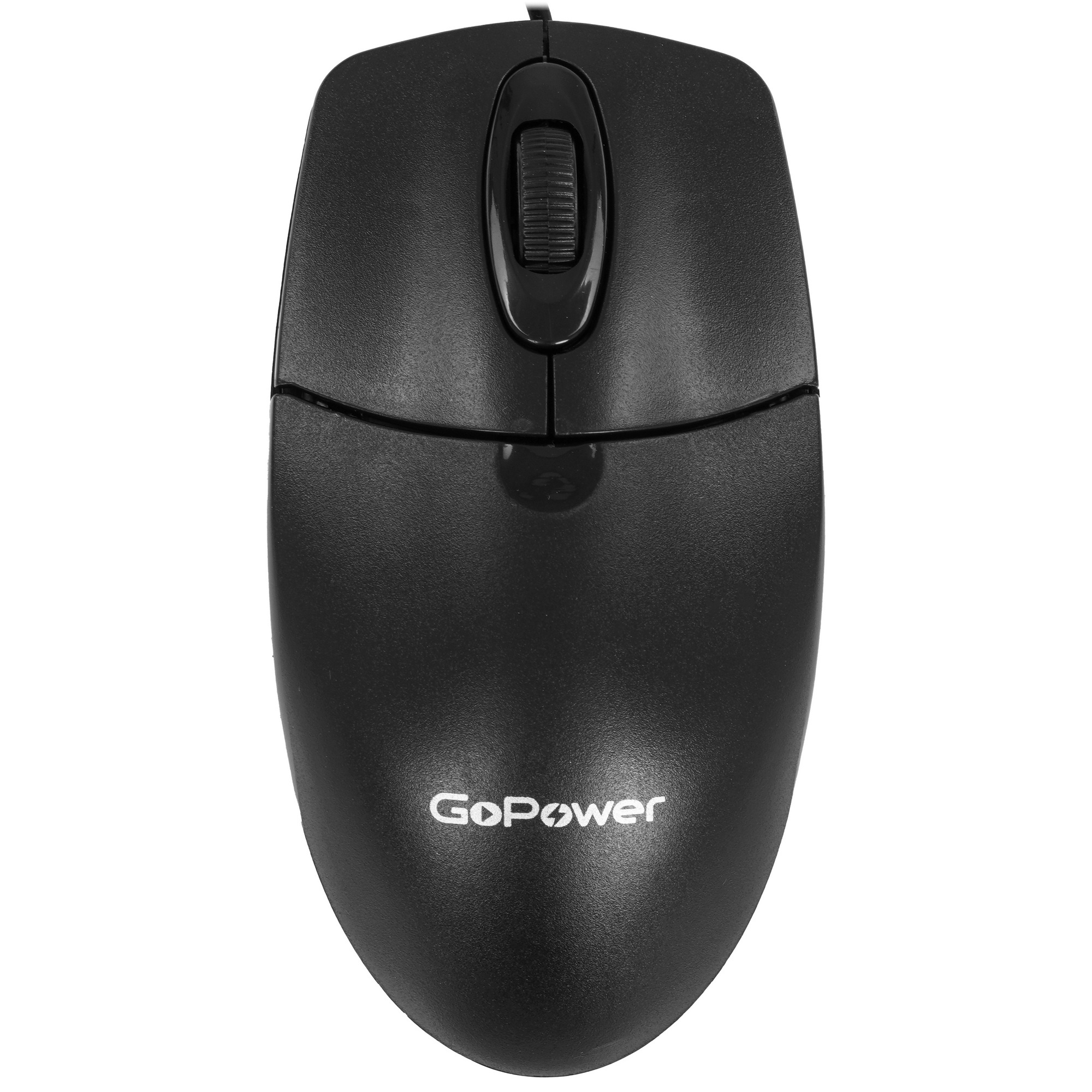 Мышь проводная GoPower GPM01 классическая USB черный (1/100)
