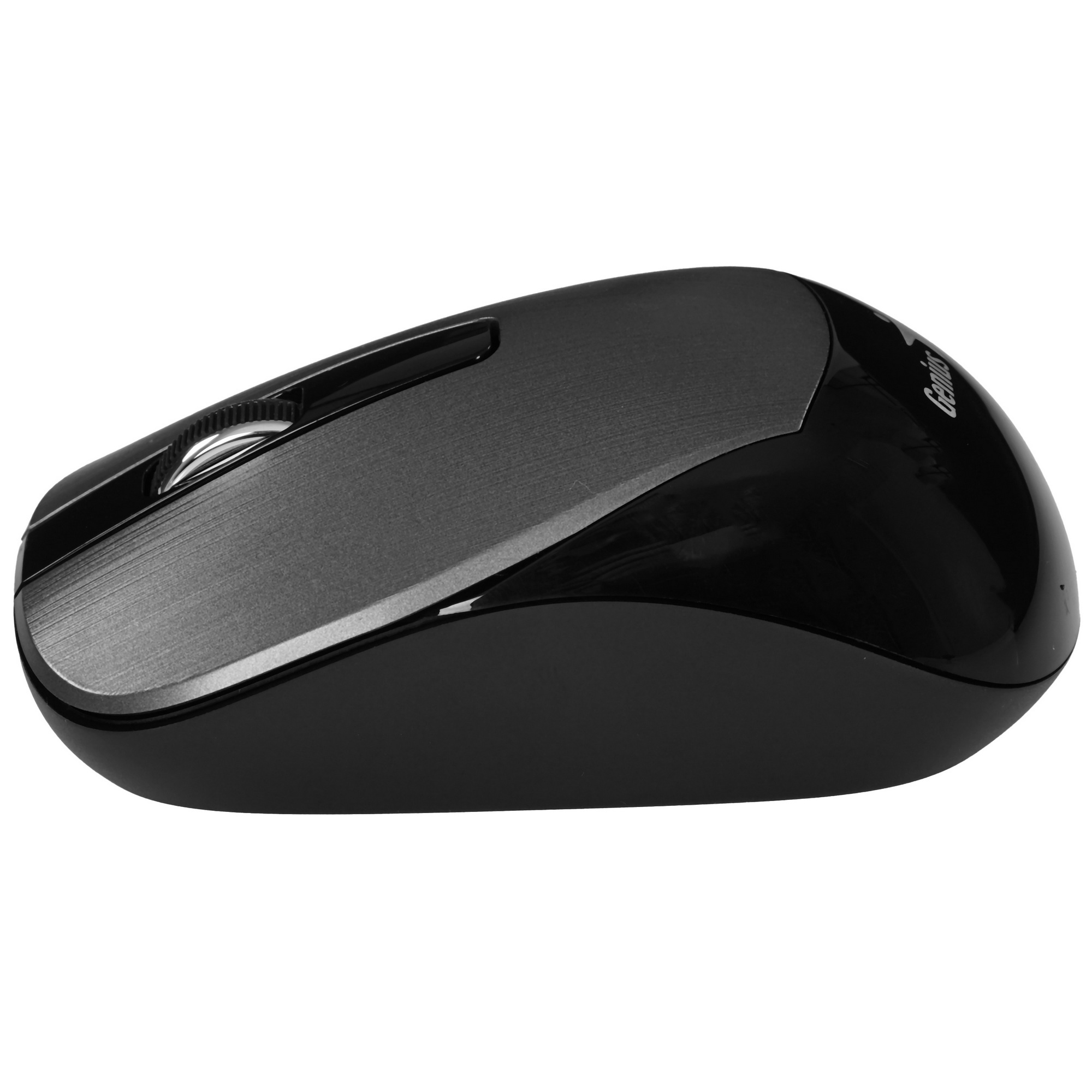 Мышь беспроводная Genius NX-7015 серый металл, 1200 dpi, радиоканал, USB, кнопки - 3