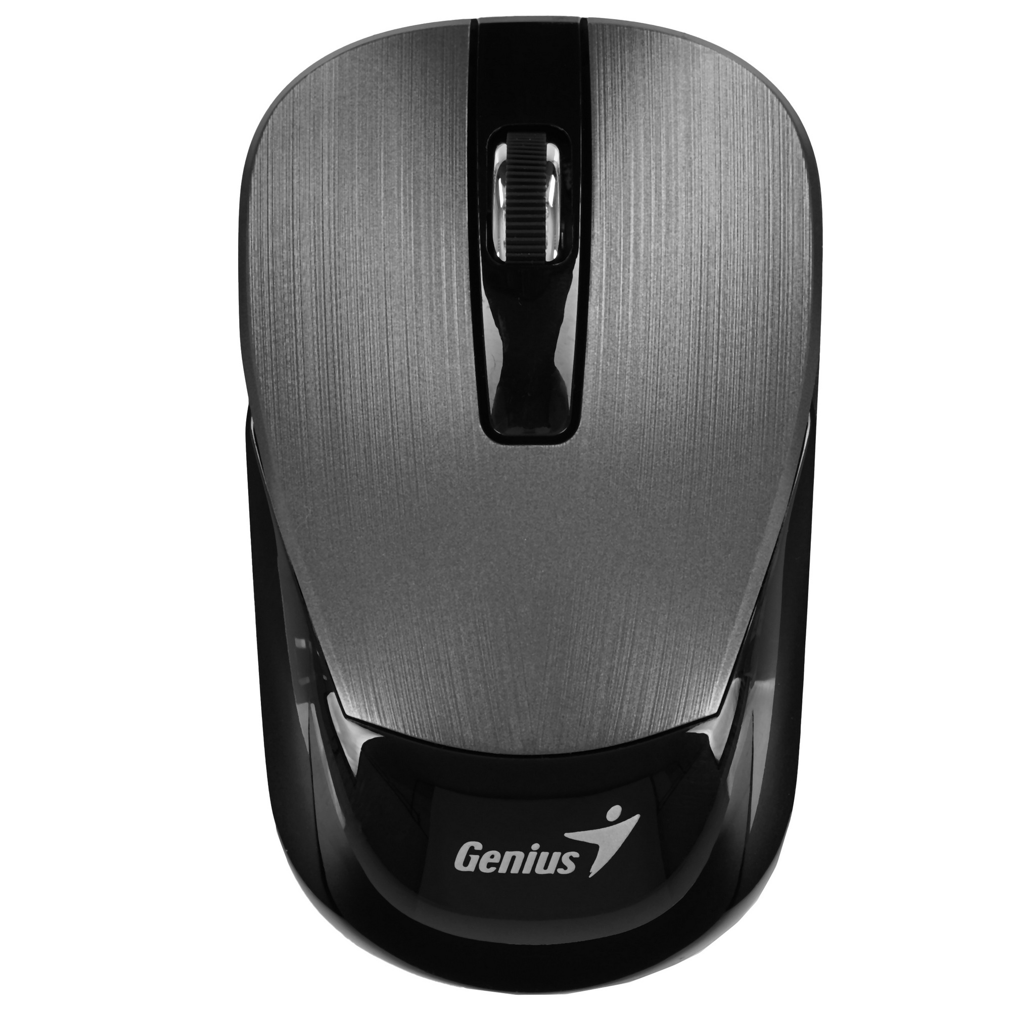 Мышь беспроводная Genius NX-7015 серый металл, 1200 dpi, радиоканал, USB, кнопки - 3