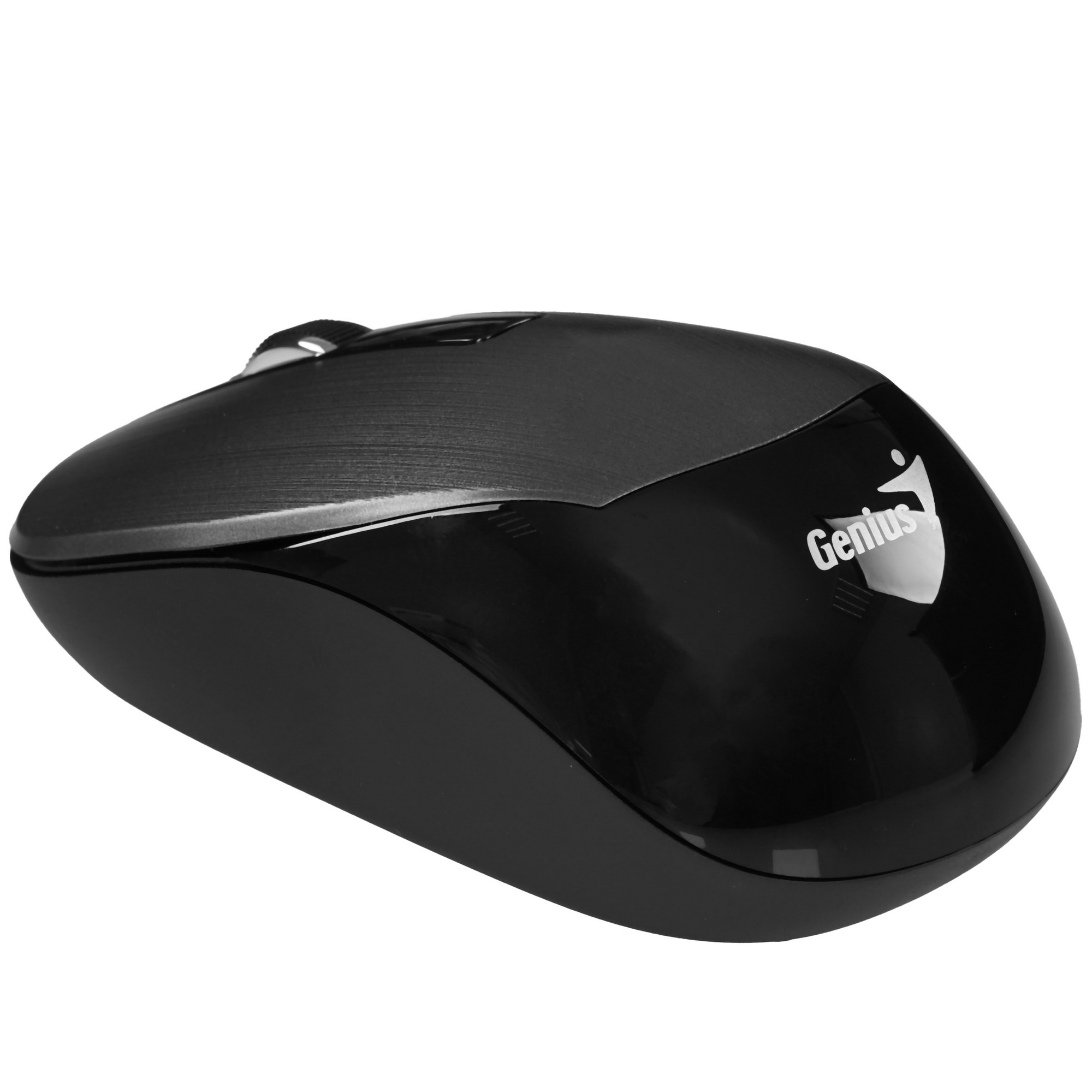 Мышь беспроводная Genius NX-7015 серый металл, 1200 dpi, радиоканал, USB, кнопки - 3