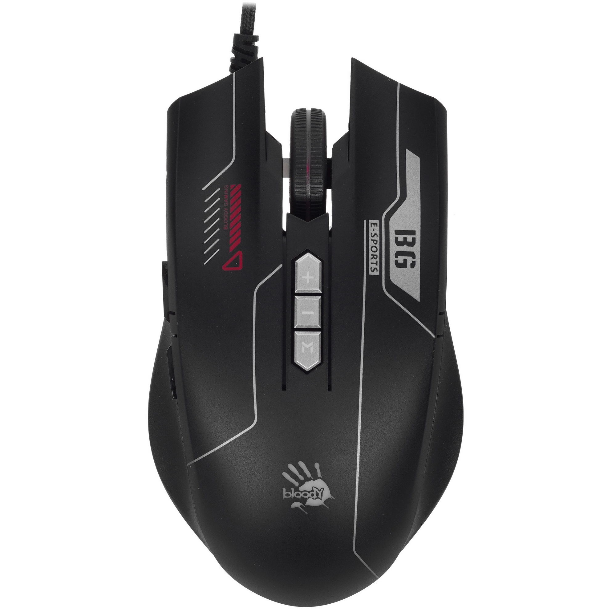 Мышь проводная A4Tech Bloody ES7 черный, 6000 dpi, USB, кнопки - 8
