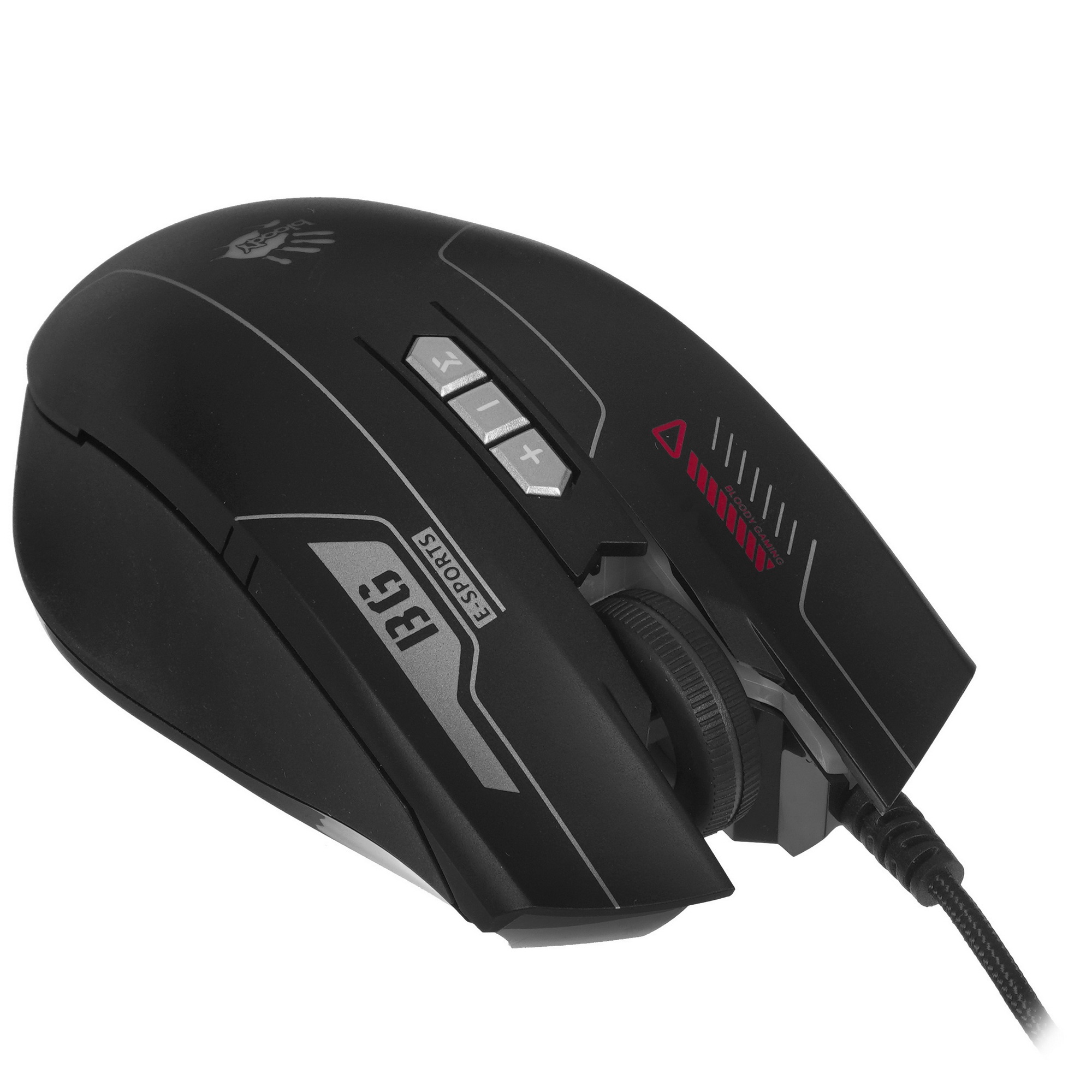 Мышь проводная A4Tech Bloody ES7 черный, 6000 dpi, USB, кнопки - 8