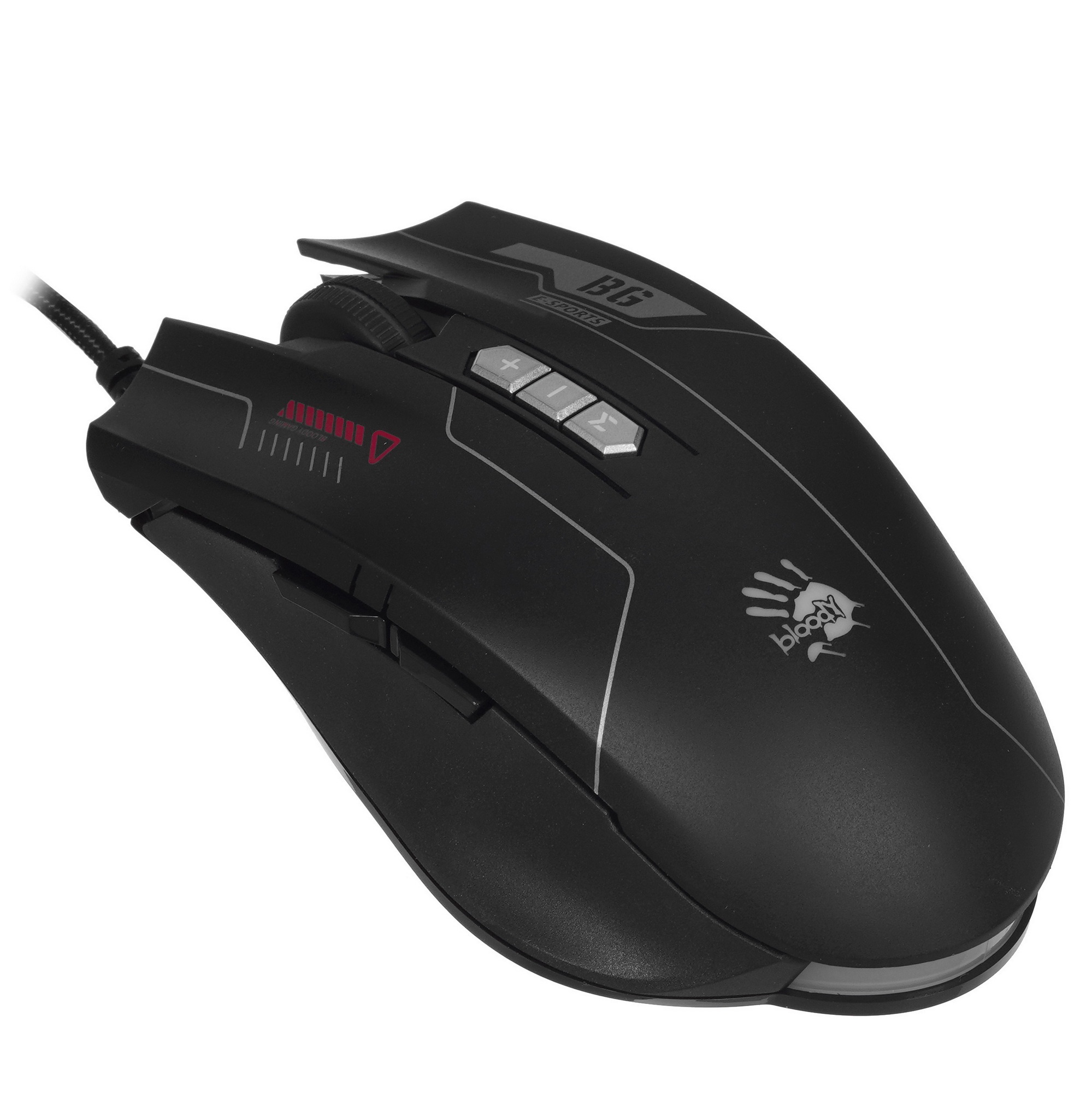 Мышь проводная A4Tech Bloody ES7 черный, 6000 dpi, USB, кнопки - 8