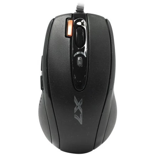 Мышь проводная + коврик A4Tech X-7120 черный, 2000 dpi, USB, кнопки - 7