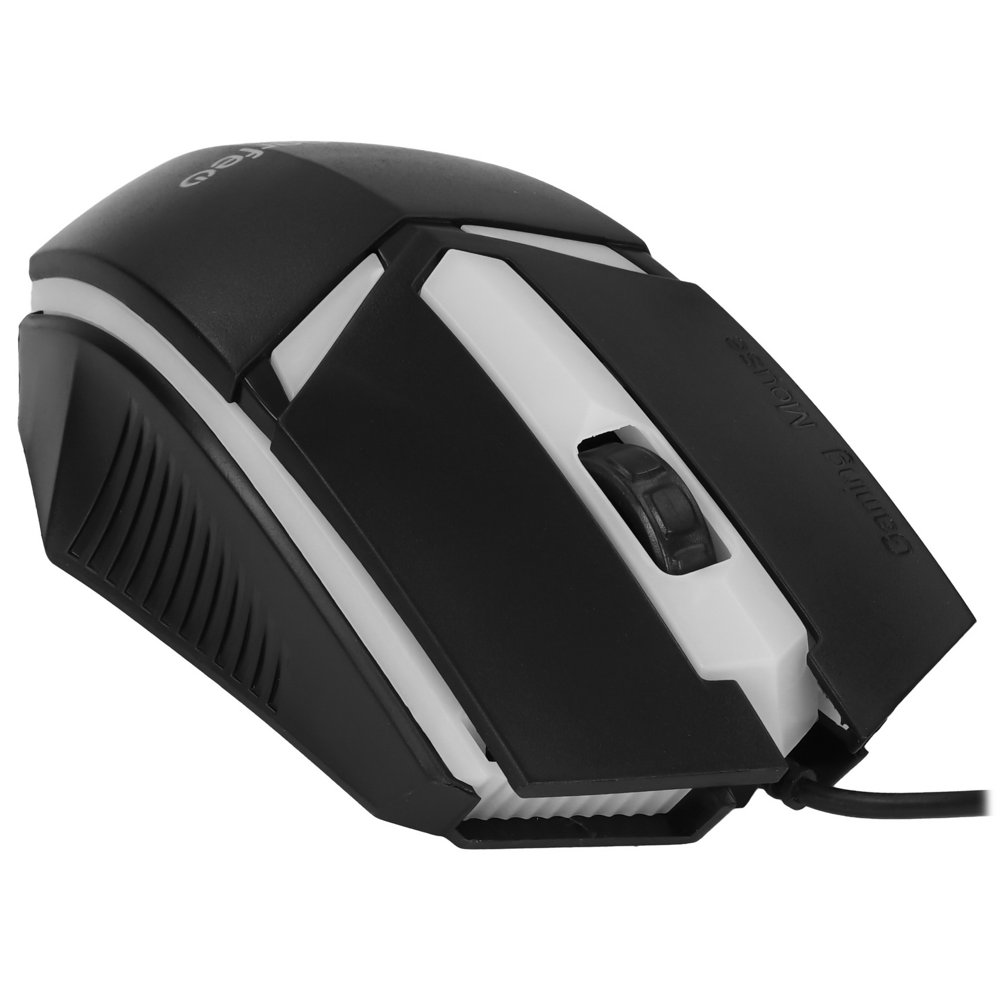 Мышь оптическая Perfeo "FACE", 3 кн, USB, черный, GAME DESIGN, 7 цв. подсветка, 1000 DPI