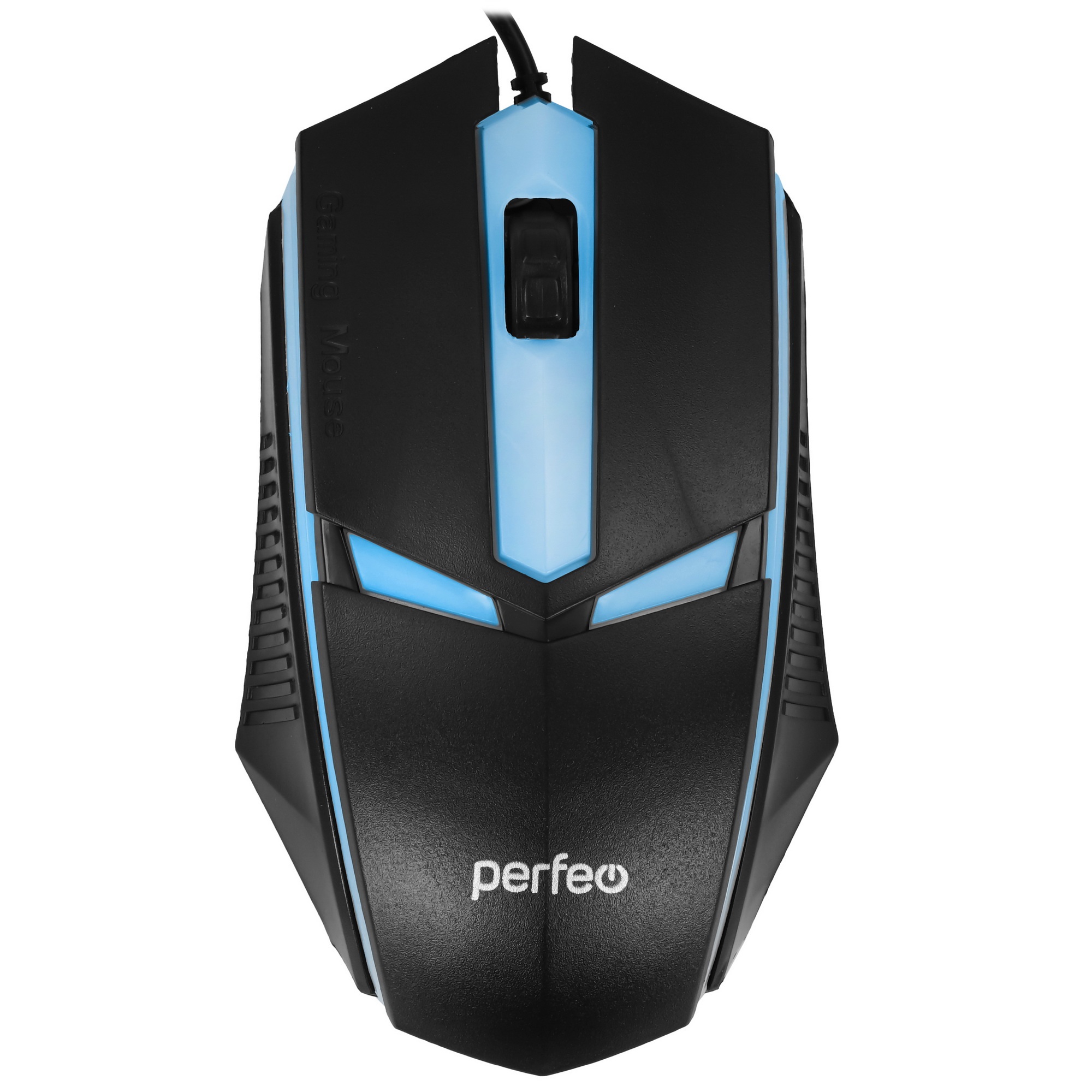 Мышь оптическая Perfeo "FACE", 3 кн, USB, черный, GAME DESIGN, 7 цв. подсветка, 1000 DPI