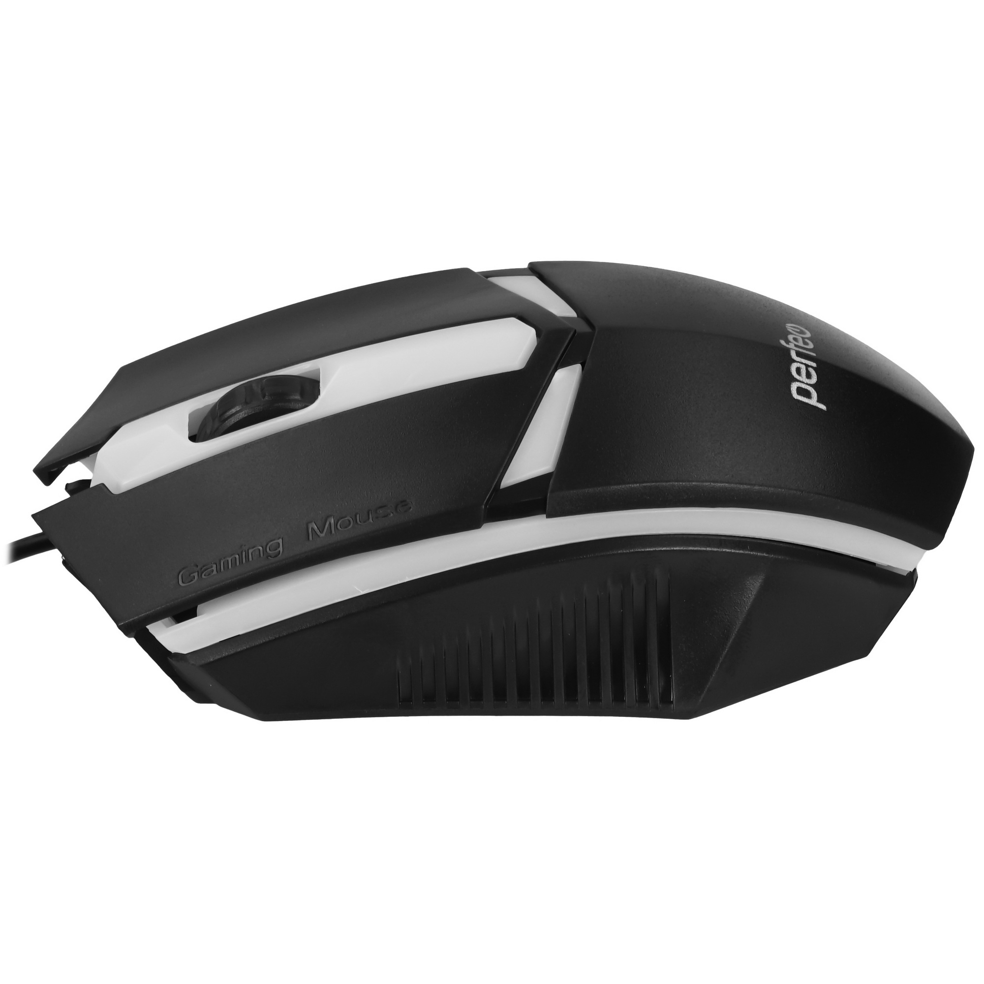 Мышь оптическая Perfeo "FACE", 3 кн, USB, черный, GAME DESIGN, 7 цв. подсветка, 1000 DPI