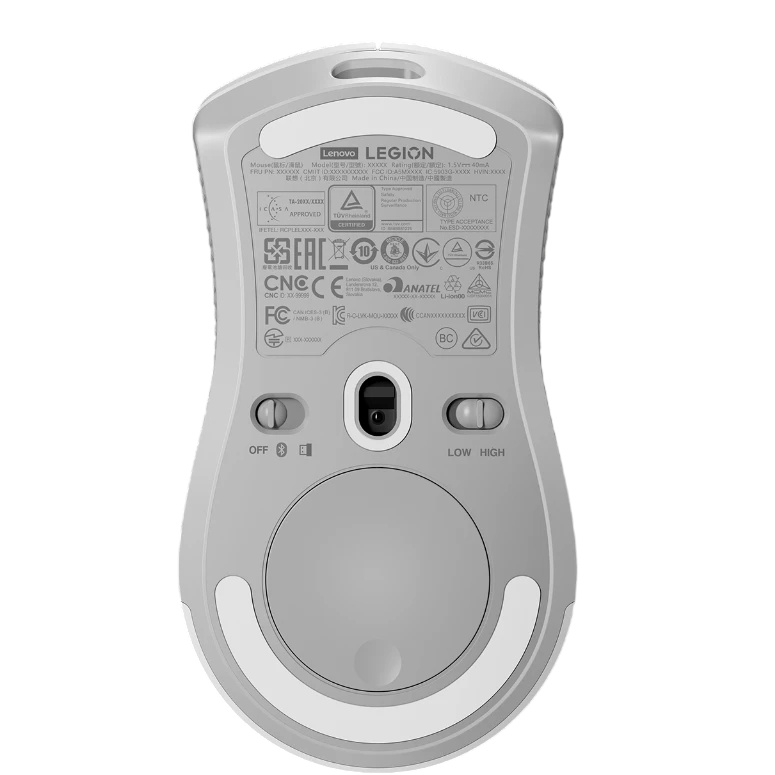 Мышь Lenovo Legion M600 белый оптическая (16000dpi) беспроводная BT/Radio USB (9but)