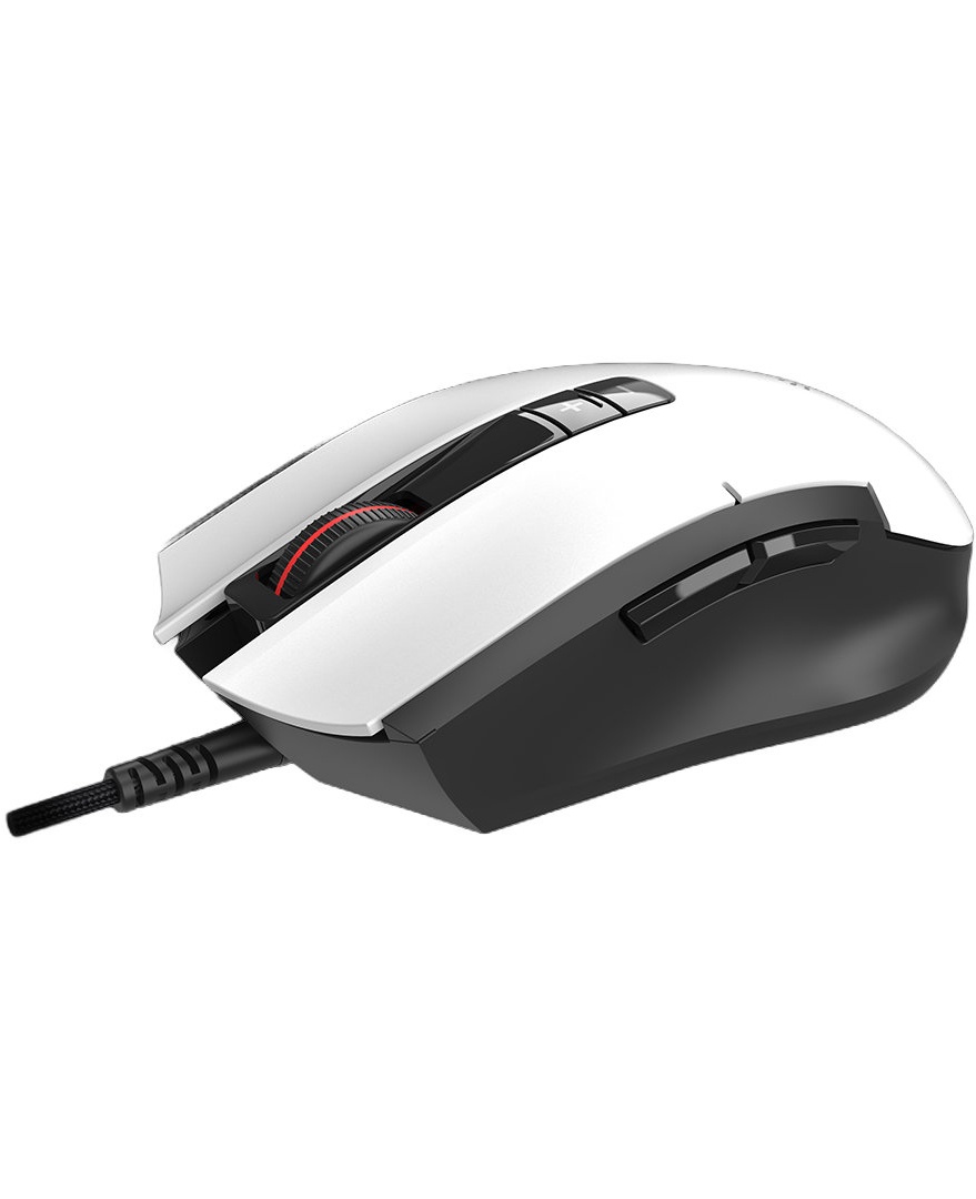 Мышь проводная A4Tech Bloody ES8 белый, 6000 dpi, USB, кнопки - 7