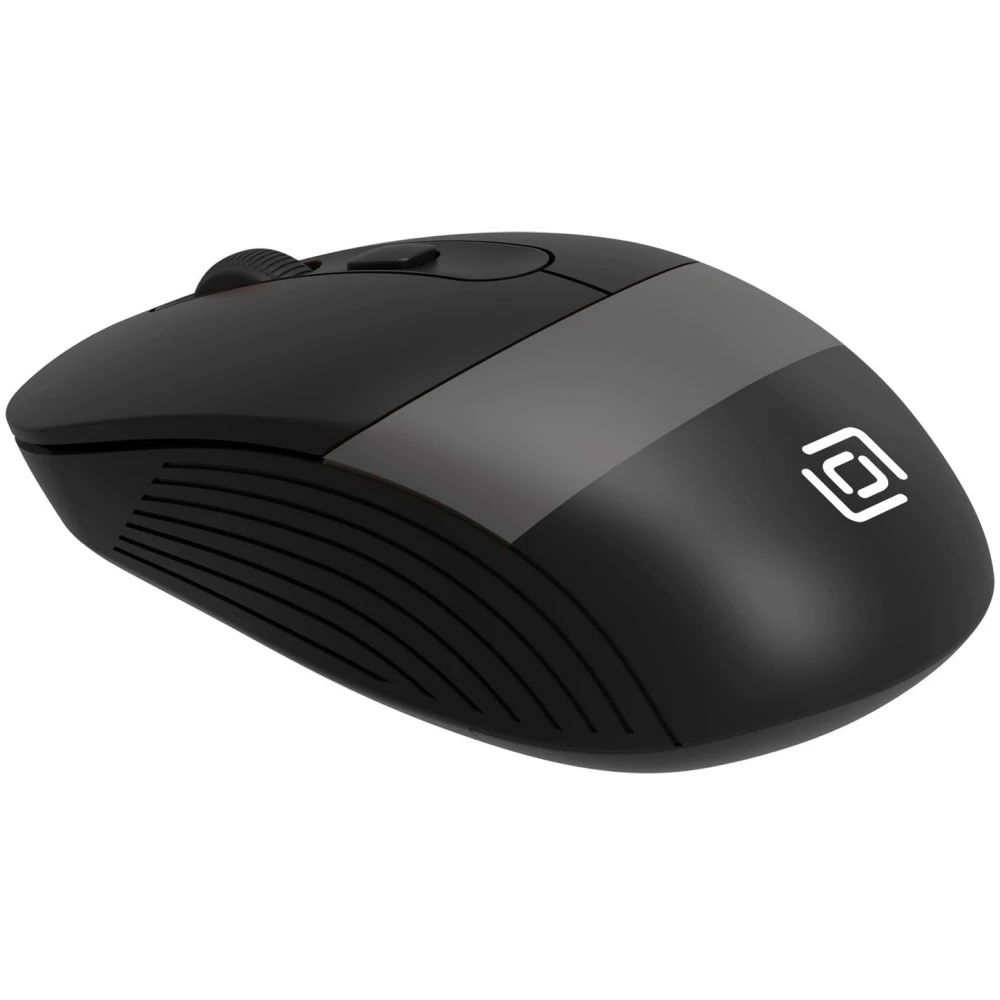 Мышь проводная Oklick 310M черный/серый, 2400 dpi, USB, кнопки - 4