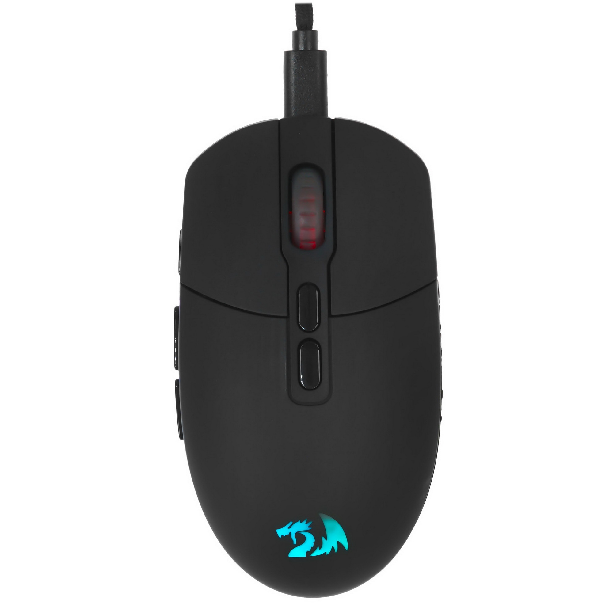 Мышь беспроводная REDRAGON 2.4G/проводная игровая 7+кн.колесо 10000dpi RGB черный Invader Pro 71845