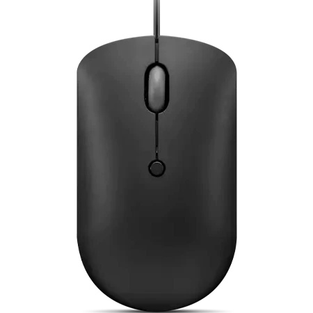 Мышь Lenovo 400 черный оптическая (2400dpi) USB-C (3but)