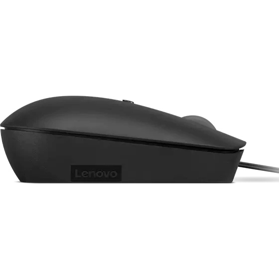 Мышь Lenovo 400 черный оптическая (2400dpi) USB-C (3but)