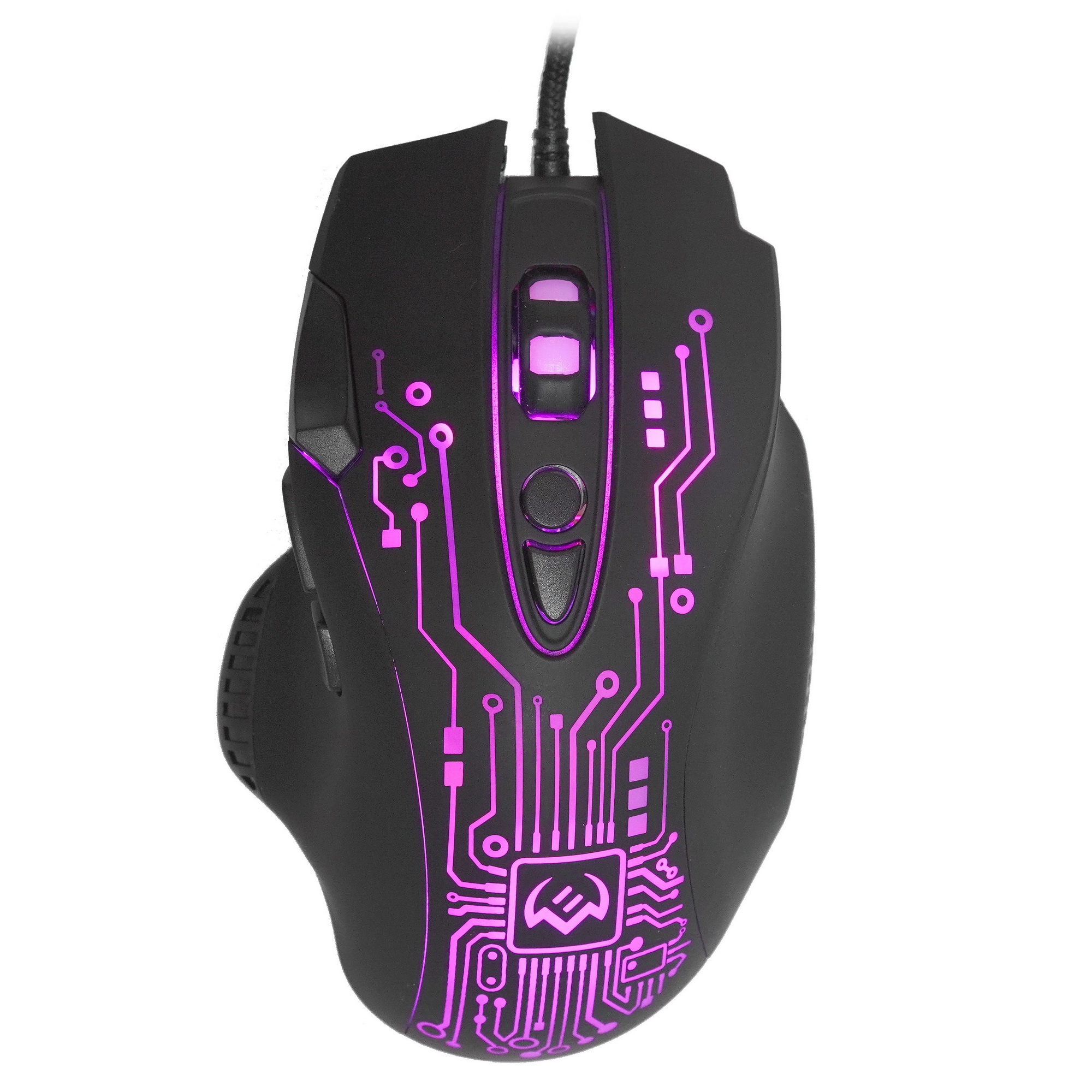 Мышь проводная SVEN RX-G715 черный, 3200 dpi, USB, кнопки - 8