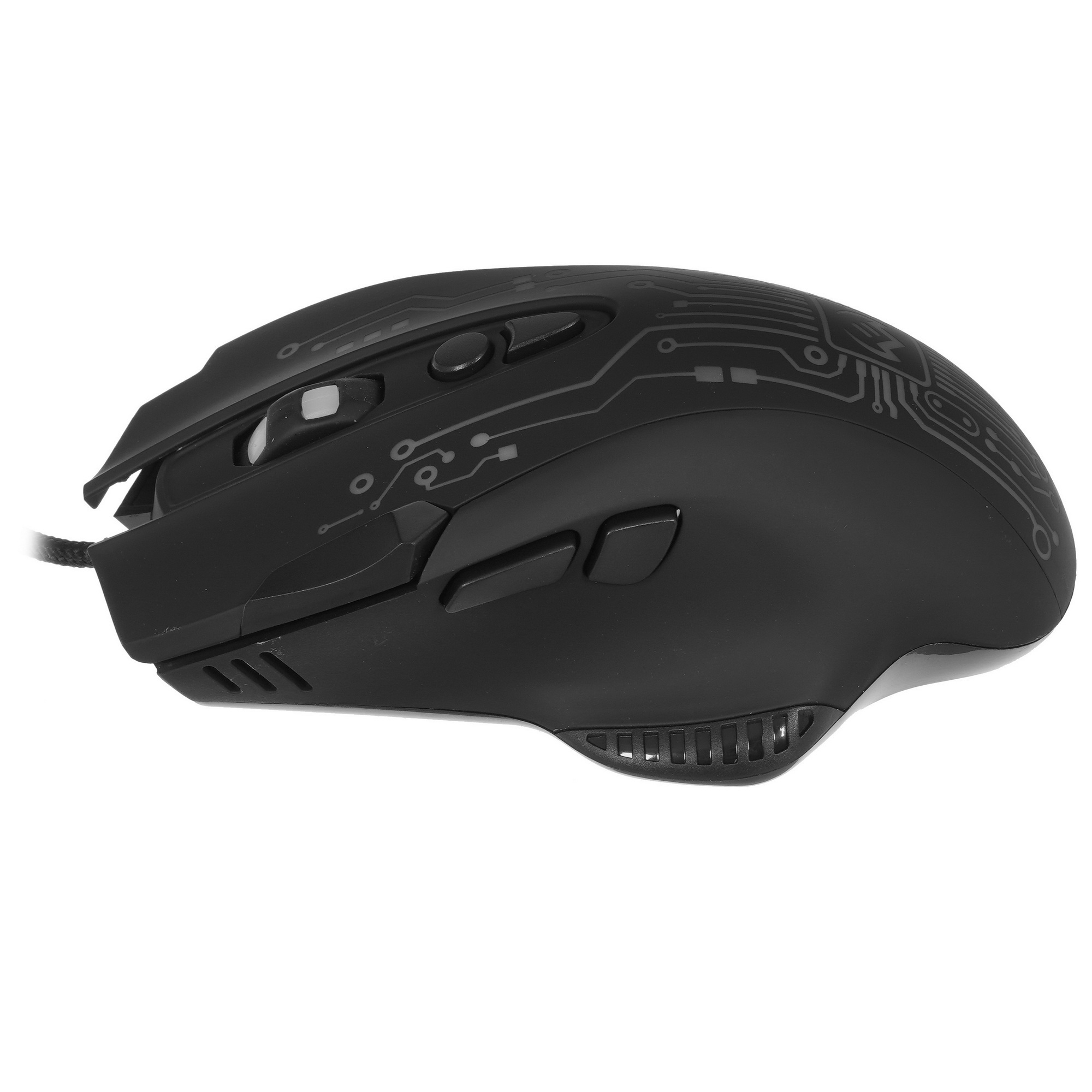 Мышь проводная SVEN RX-G715 черный, 3200 dpi, USB, кнопки - 8