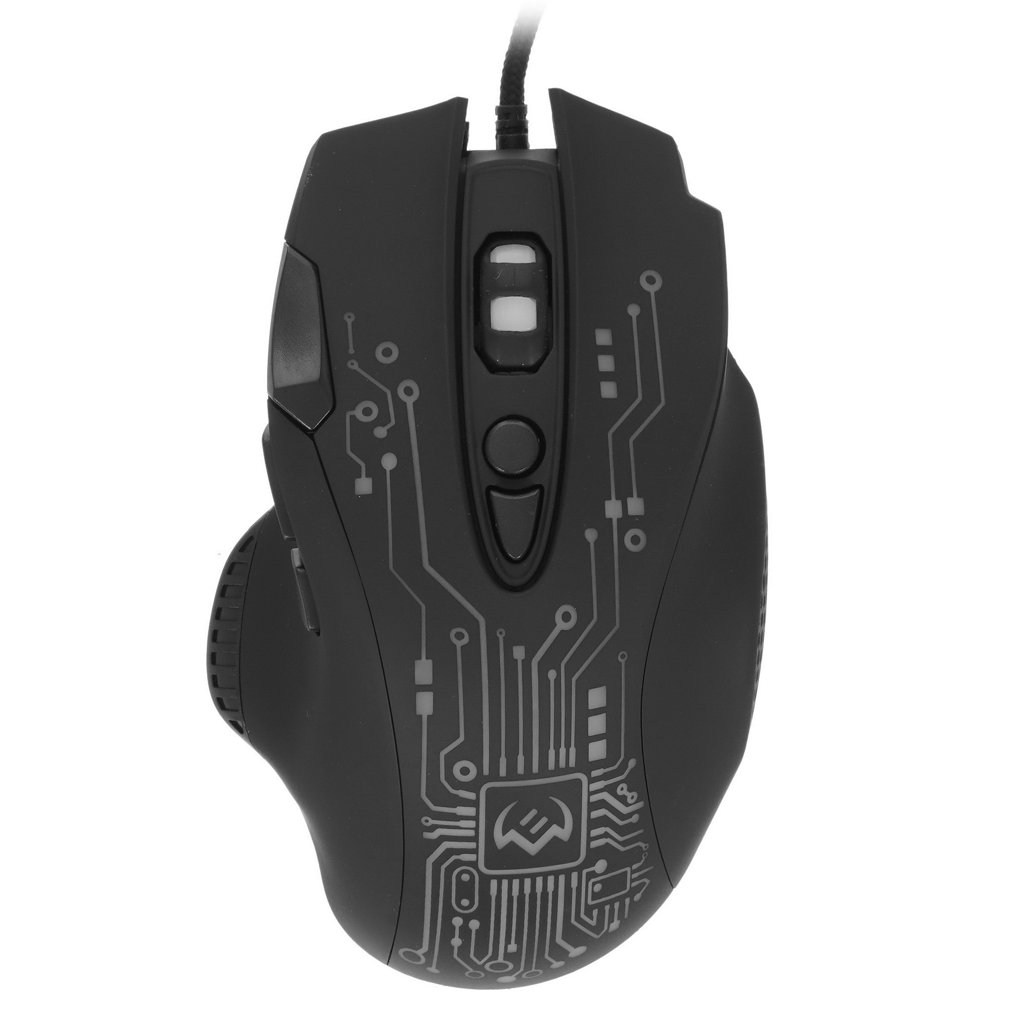 Мышь проводная SVEN RX-G715 черный, 3200 dpi, USB, кнопки - 8