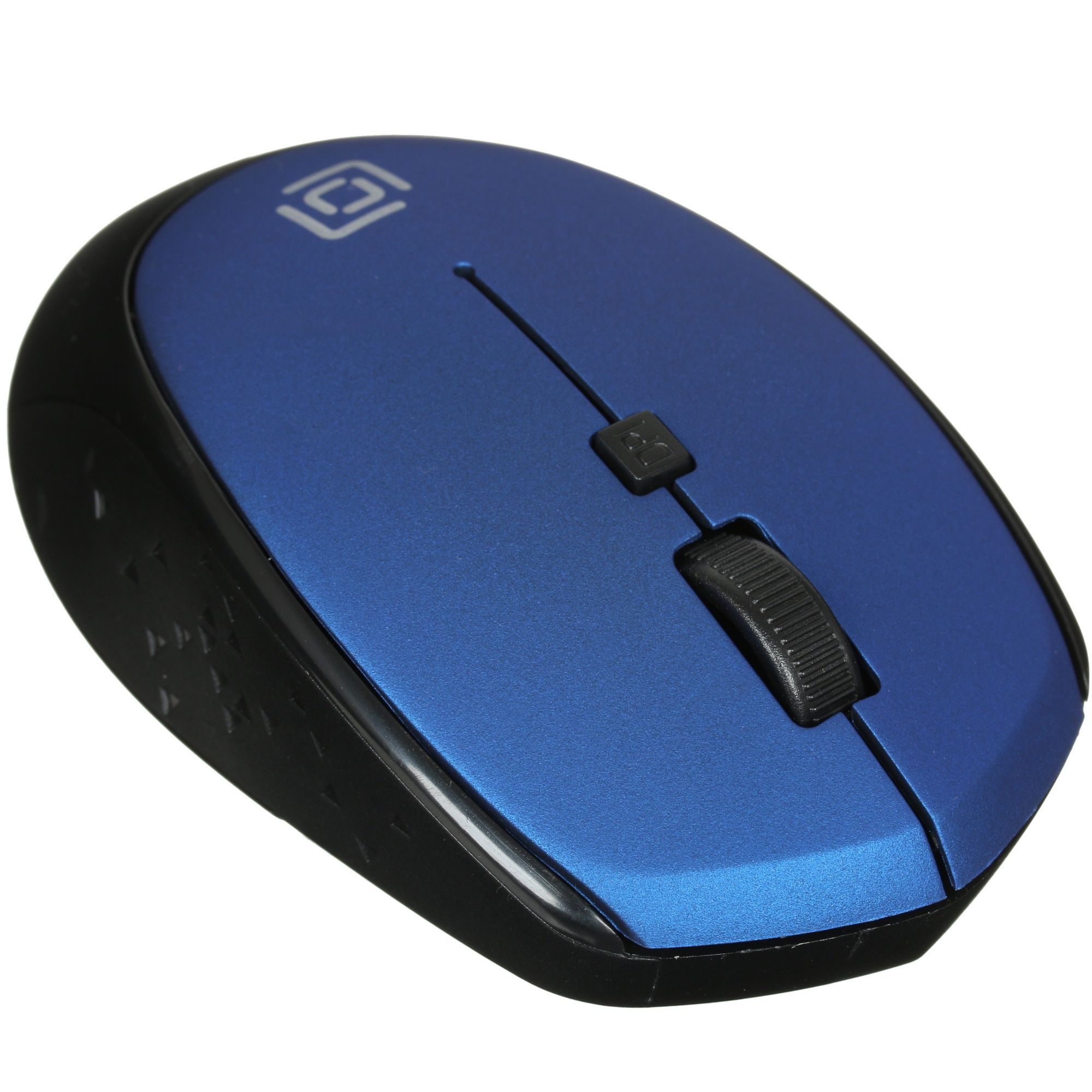 Мышь беспроводная Oklick 488MW синий/черный, 1600 dpi, радиоканал, USB, кнопки - 4