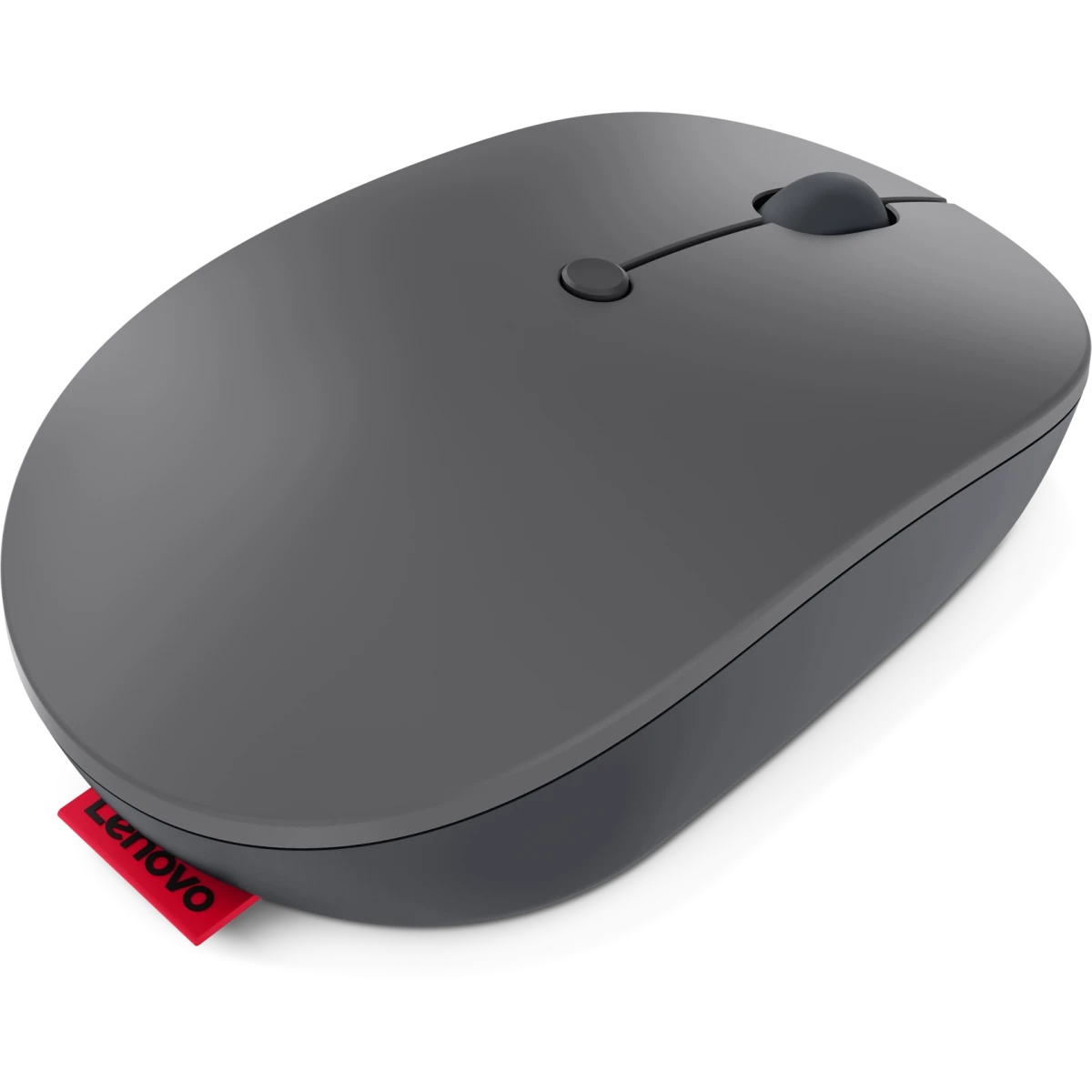 Мышь Lenovo Go серый оптическая (2400dpi) беспроводная USB-C для ноутбука (3but)