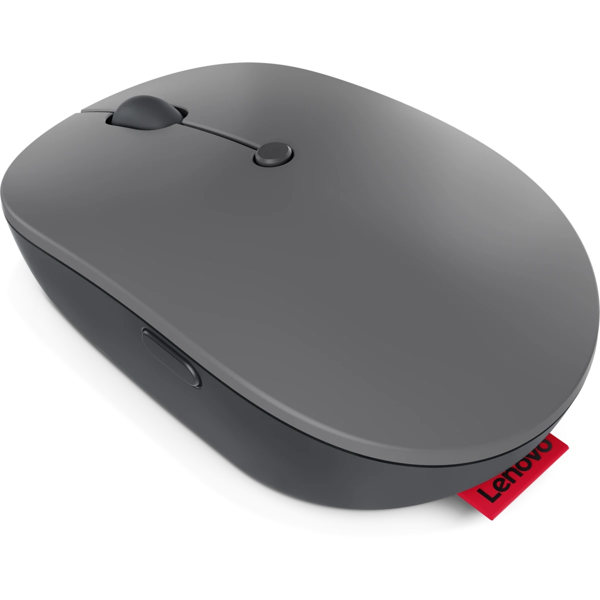 Мышь Lenovo Go серый оптическая (2400dpi) беспроводная USB-C для ноутбука (3but)