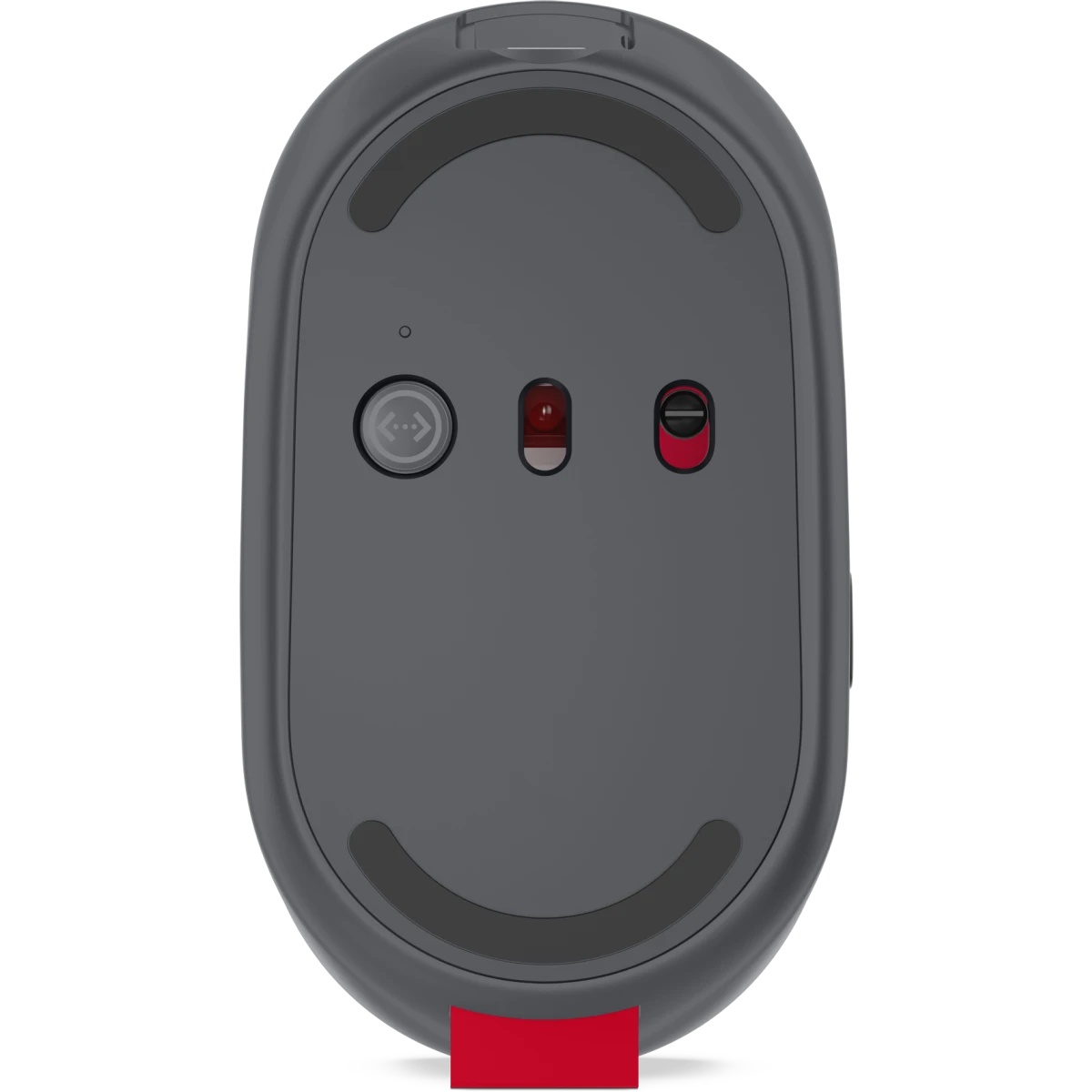 Мышь Lenovo Go серый оптическая (2400dpi) беспроводная USB-C для ноутбука (3but)
