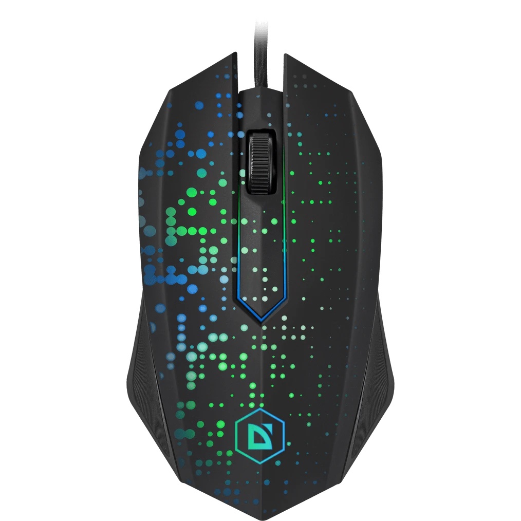 Мышь проводная Defender Event MB-754 черный, 1000 dpi, USB, кнопки - 3