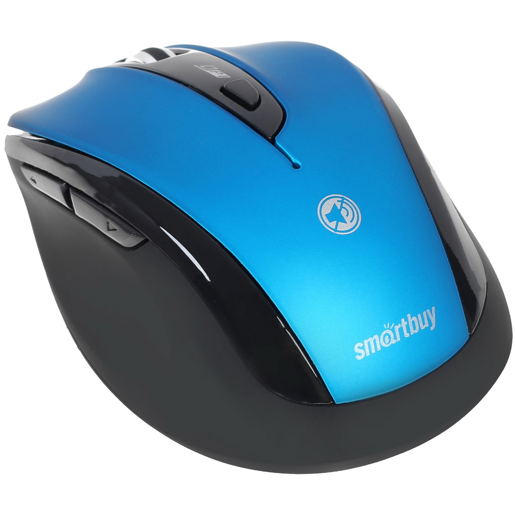 Мышь беспроводная беззвучная Smartbuy 612AG синяя, Blue LED SBM-612AG-BK