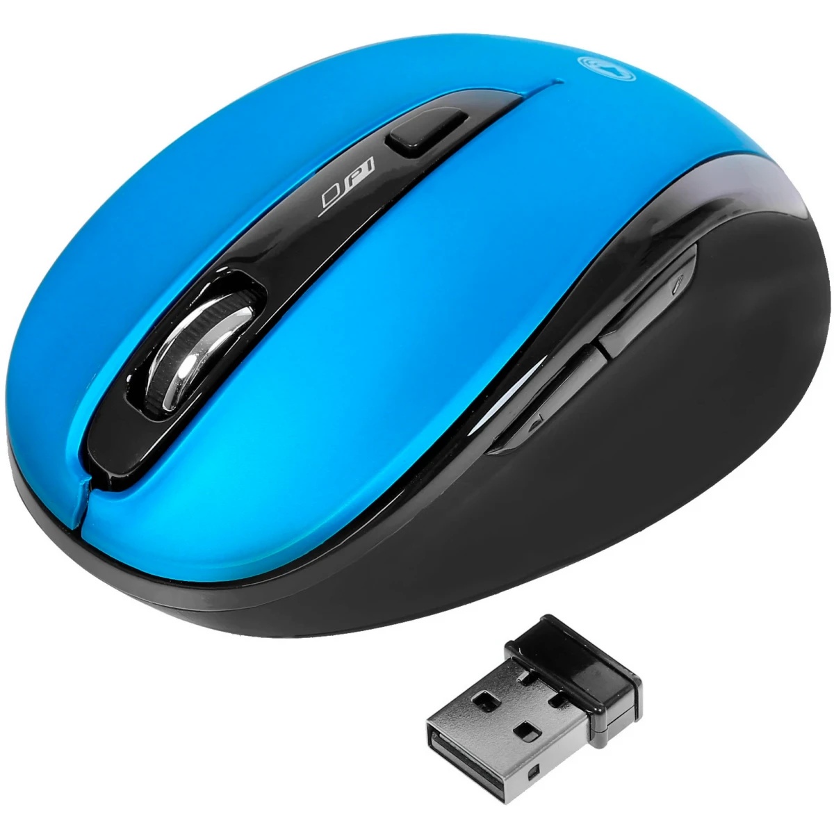 Мышь беспроводная беззвучная Smartbuy 612AG синяя, Blue LED SBM-612AG-BK
