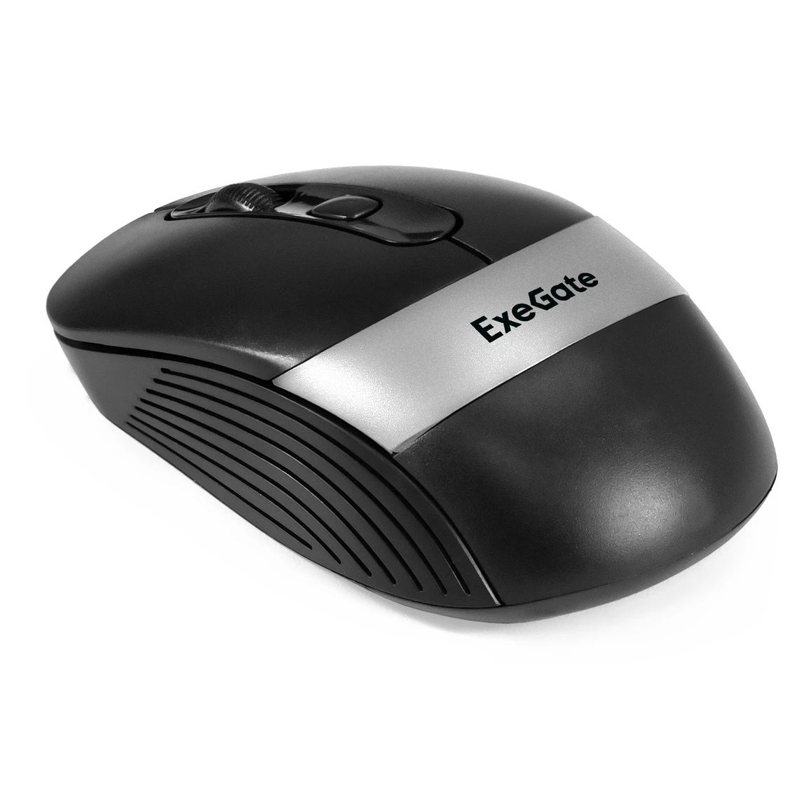 Мышь беспроводная ExeGate Professional Standard FG-10 черный, 1200 dpi, радиоканал, USB, кнопки - 4
