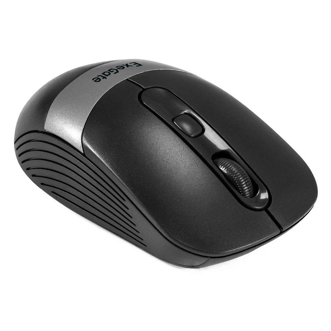 Мышь беспроводная ExeGate Professional Standard FG-10 черный, 1200 dpi, радиоканал, USB, кнопки - 4