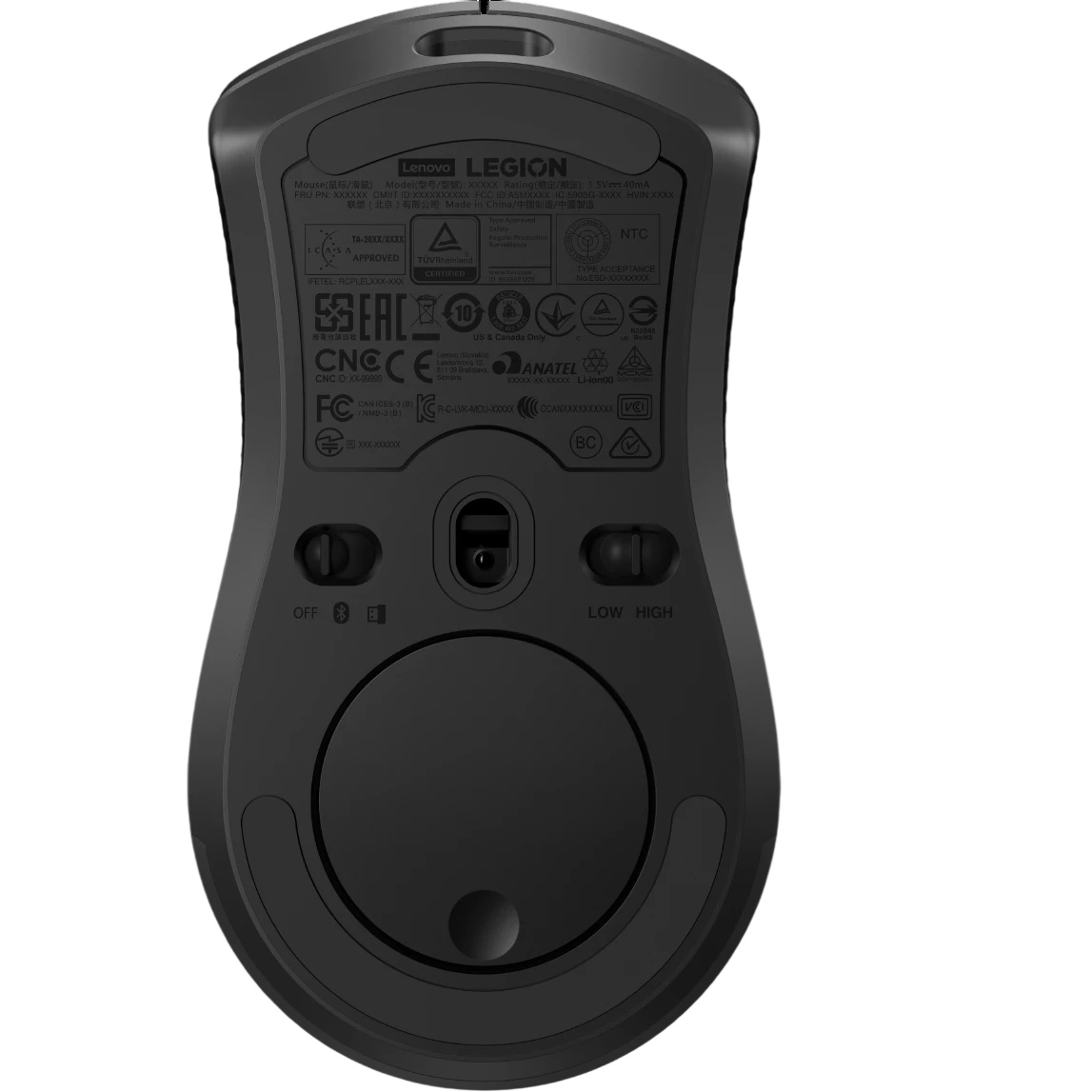 Мышь Lenovo Legion M600 черный оптическая (16000dpi) беспроводная BT/Radio USB (9but)