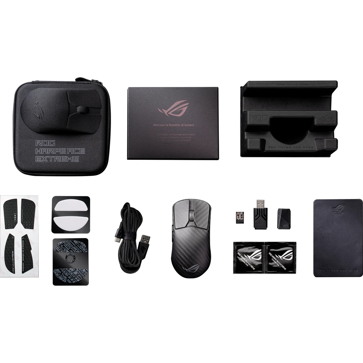 Мышь ASUS P718 ROG HARPE ACE EXTREME 47g 42,000DPI Bluetooth 5.1 2.4GHz 5buttons