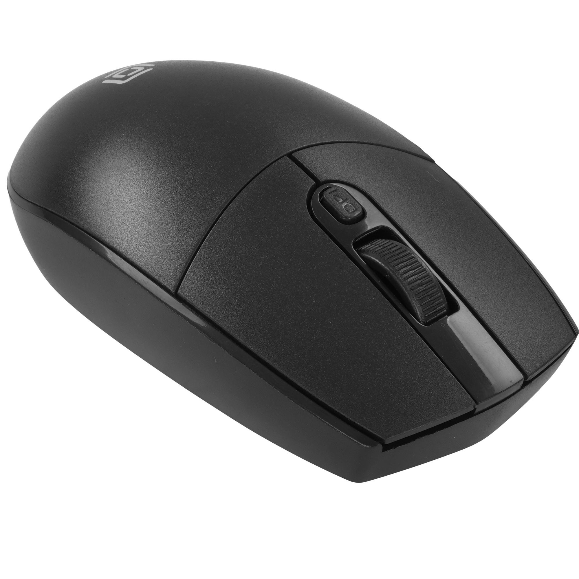 Мышь Оклик 201MW черный оптическая 1600dpi беспров. USB 4but (2070318)