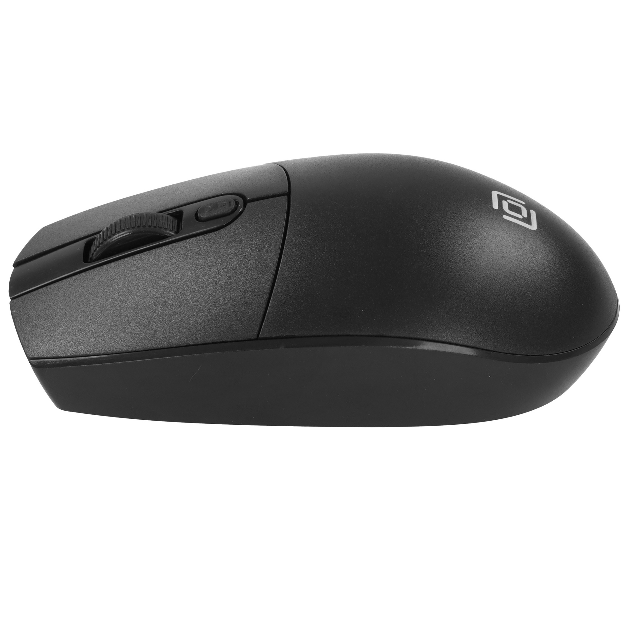 Мышь Оклик 201MW черный оптическая 1600dpi беспров. USB 4but (2070318)