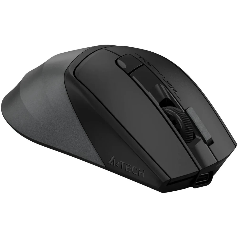 Мышь беспроводная A4Tech Fstyler FB45CS Air2 серый, 2000 dpi, радиоканал, Bluetooth, USB, кнопки - 7
