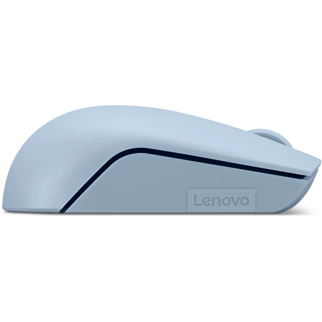 Мышь Lenovo 300 Wireless Compact светло-голубой оптическая 1000dpi беспров. (GY51L15679)