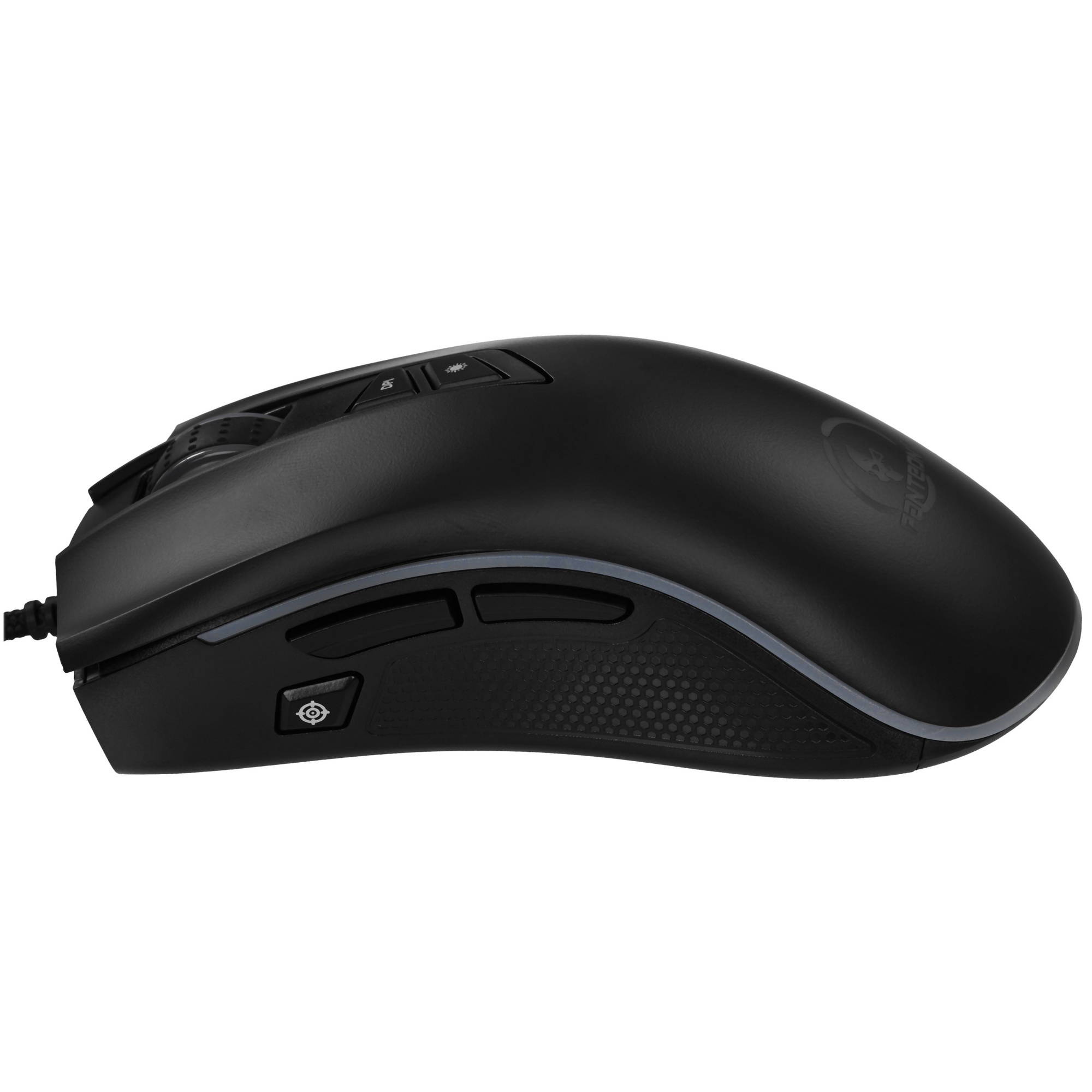 Мышь проводная Jet.A Panteon PS88 черный, 6200 dpi, USB, кнопки - 9