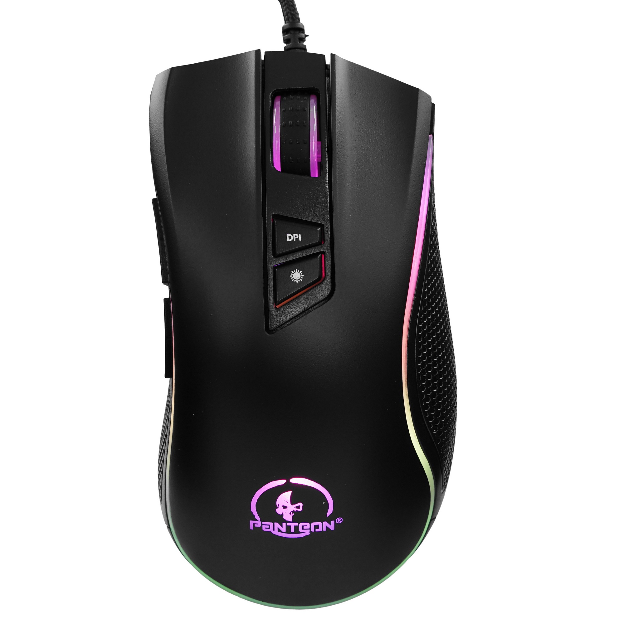 Мышь проводная Jet.A Panteon PS88 черный, 6200 dpi, USB, кнопки - 9