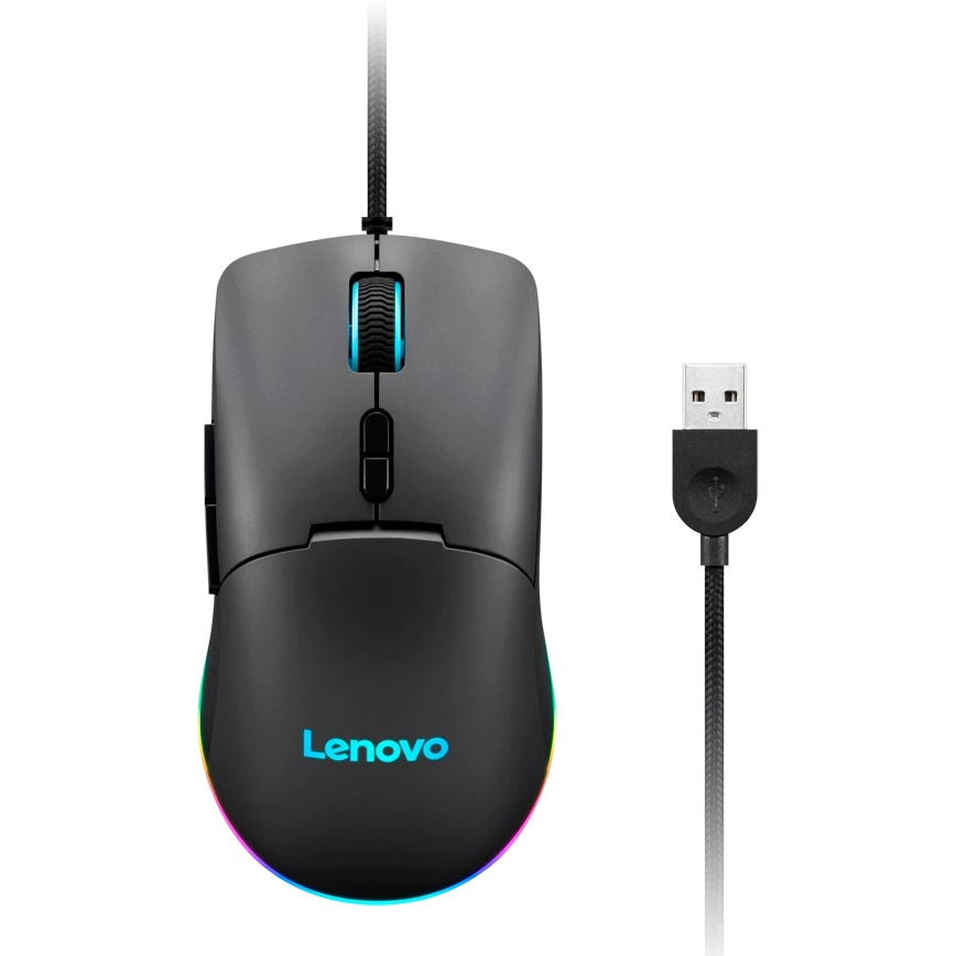 Мышь Lenovo M210 RGB Gaming черный оптическая 8000dpi USB2.0 (GY51M74265)